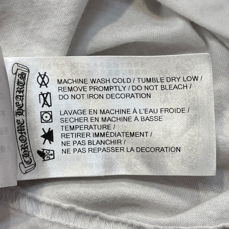 CHROME HEARTS/T-Shirt/M/Cotton/WHT/Graphic/