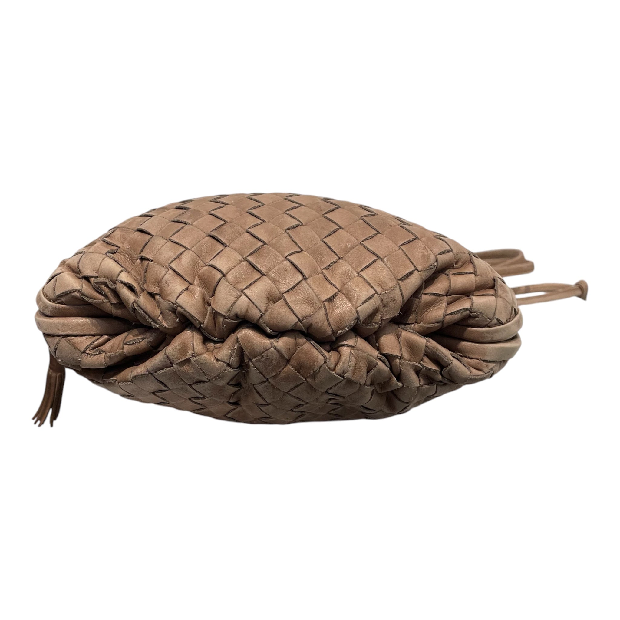 BOTTEGA VENETA/Cross Body Bag/Leather/BEG/LOOP CIRCLE view 3