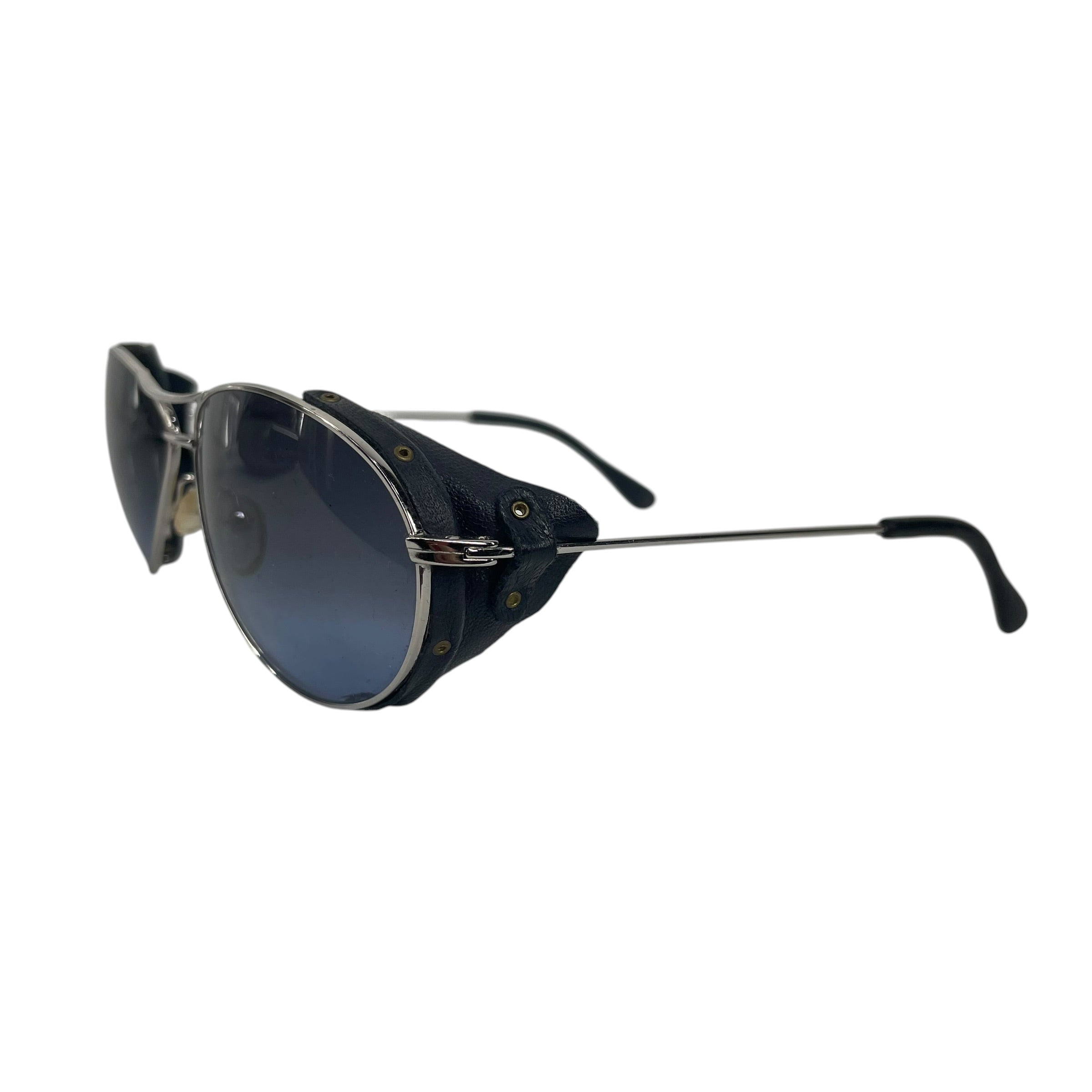 BURBERRY/Sunglasses/Metal/SLV/B 8878/S LEATHER DETAILS view 2