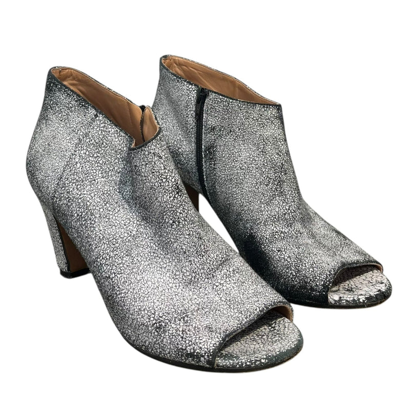 Maison Margiela/Heels/EU 40/Leather/WHT/cracked paint