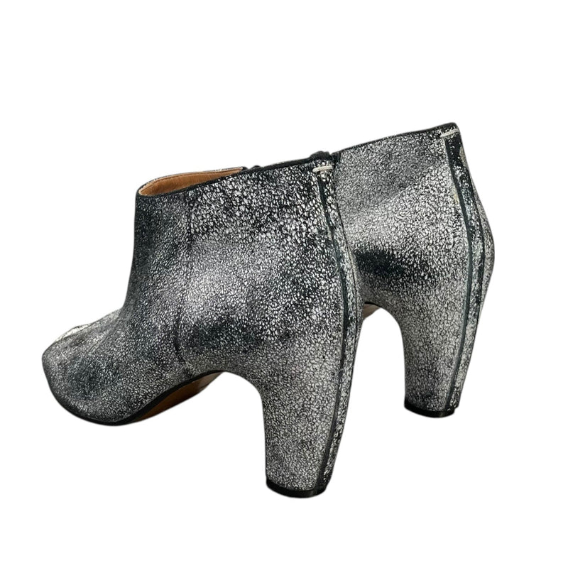 Maison Margiela/Heels/EU 40/Leather/WHT/cracked paint