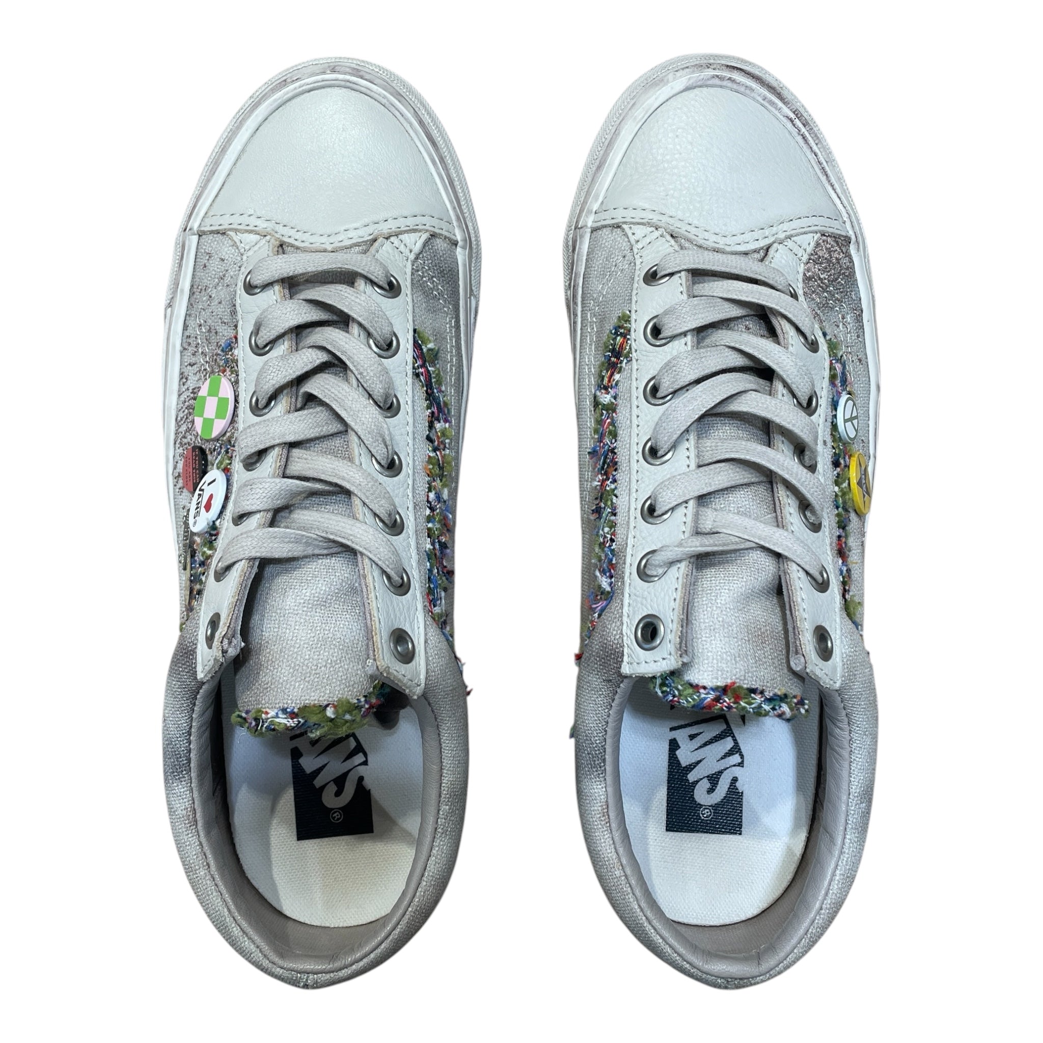 VANS/Low-Sneakers/US 9.5/Cotton/GRY/LX OLD SKOOL 36 view 3