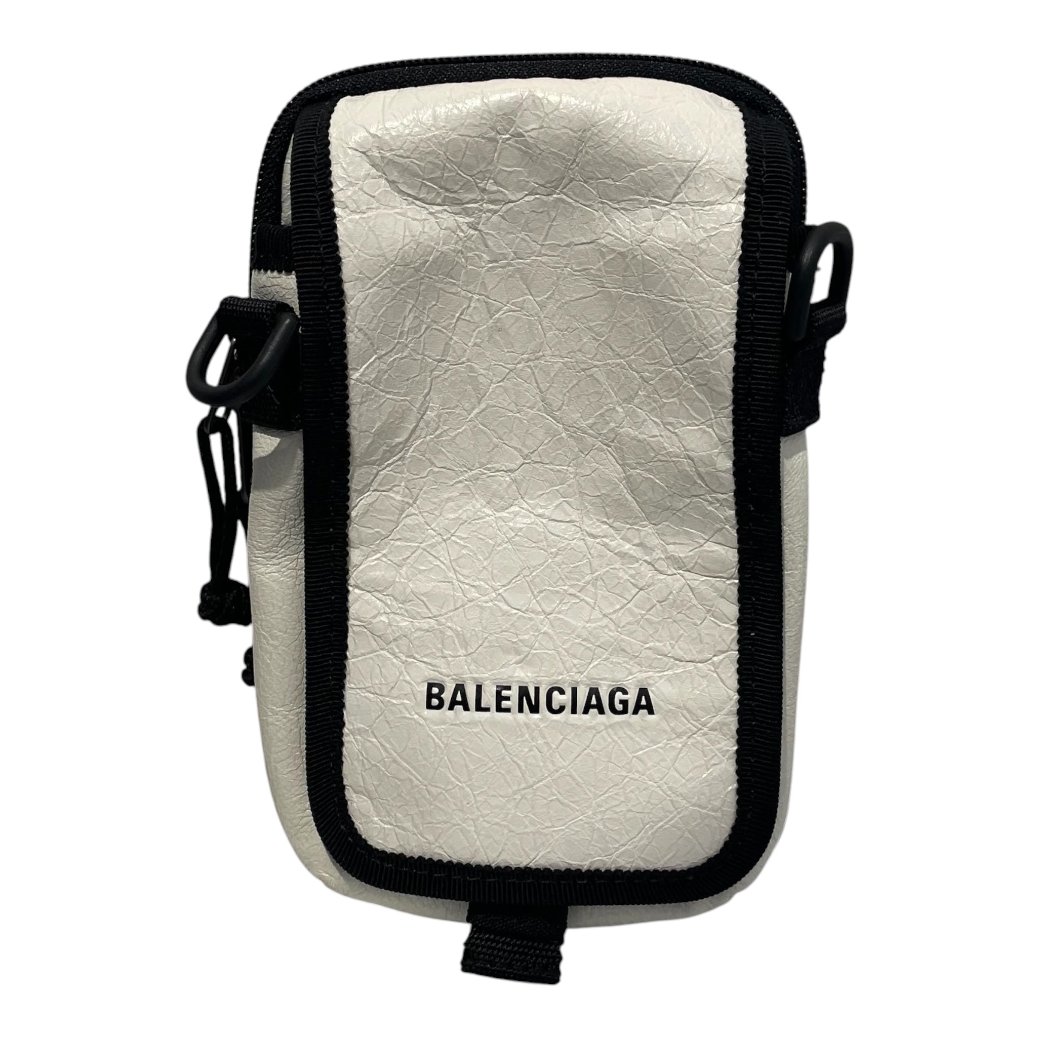 BALENCIAGA/Bag/Leather/WHT/explorer pouch view 1