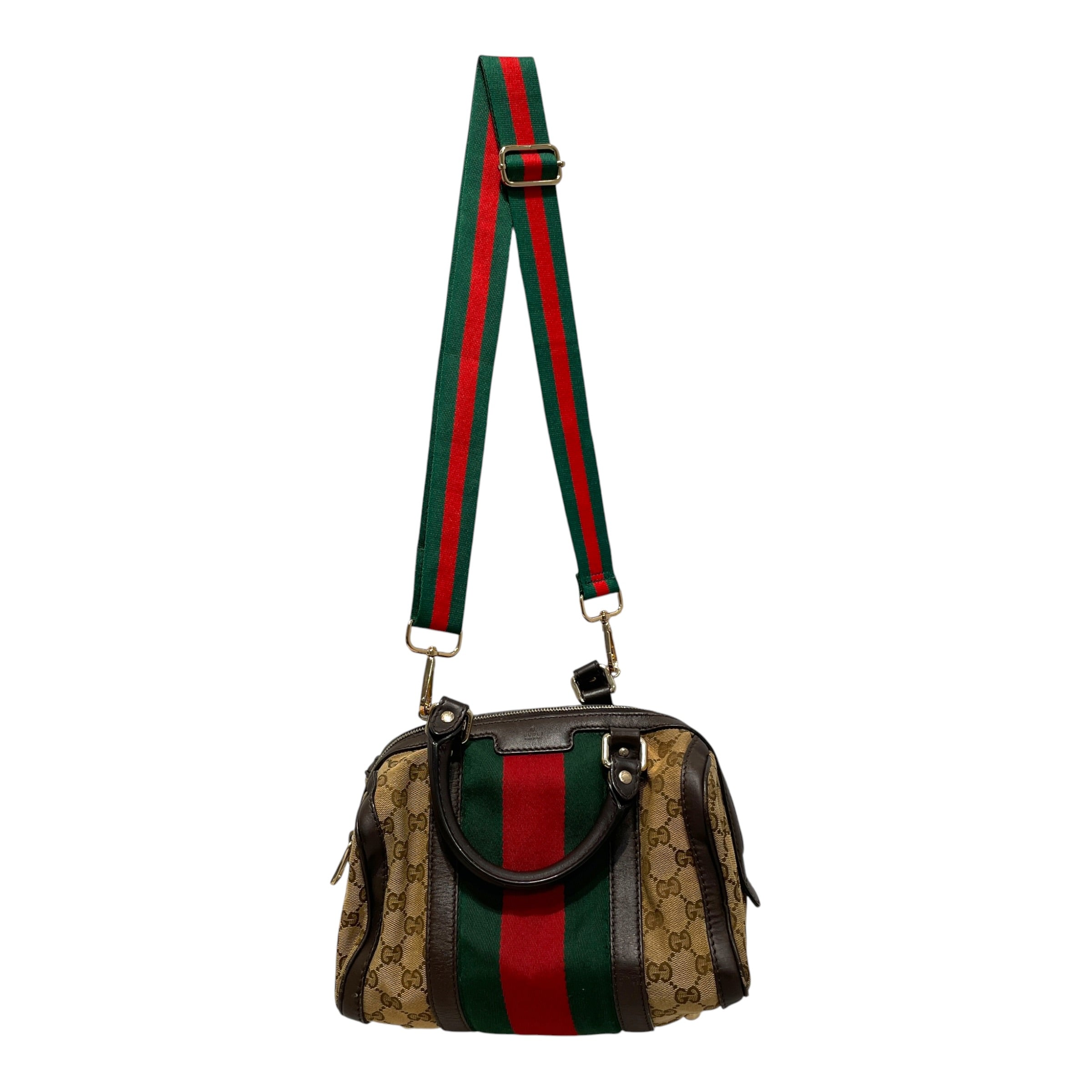 GUCCI/Boston Bag/Monogram/Cotton/MLT/Monogram Boston bag view 1