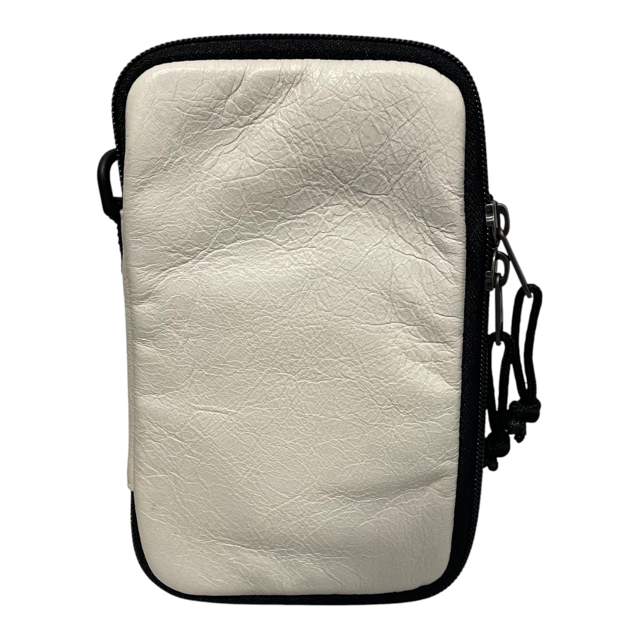 BALENCIAGA/Bag/Leather/WHT/explorer pouch view 2