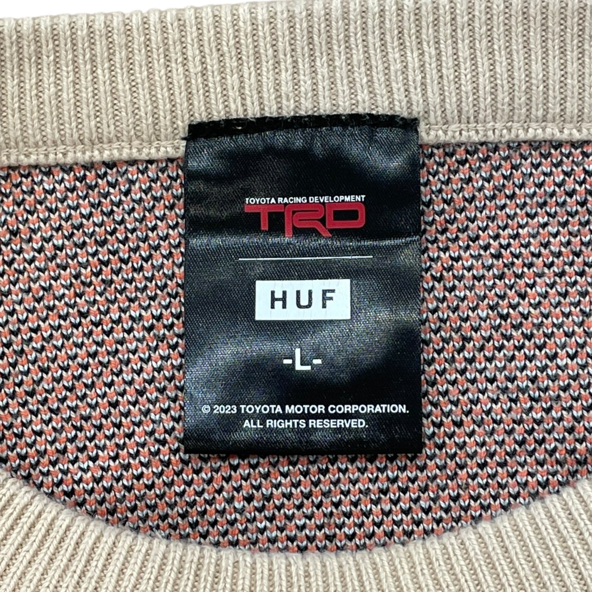 HUF/Sweater/L/Cotton/BEG/Toyota Truck view 3