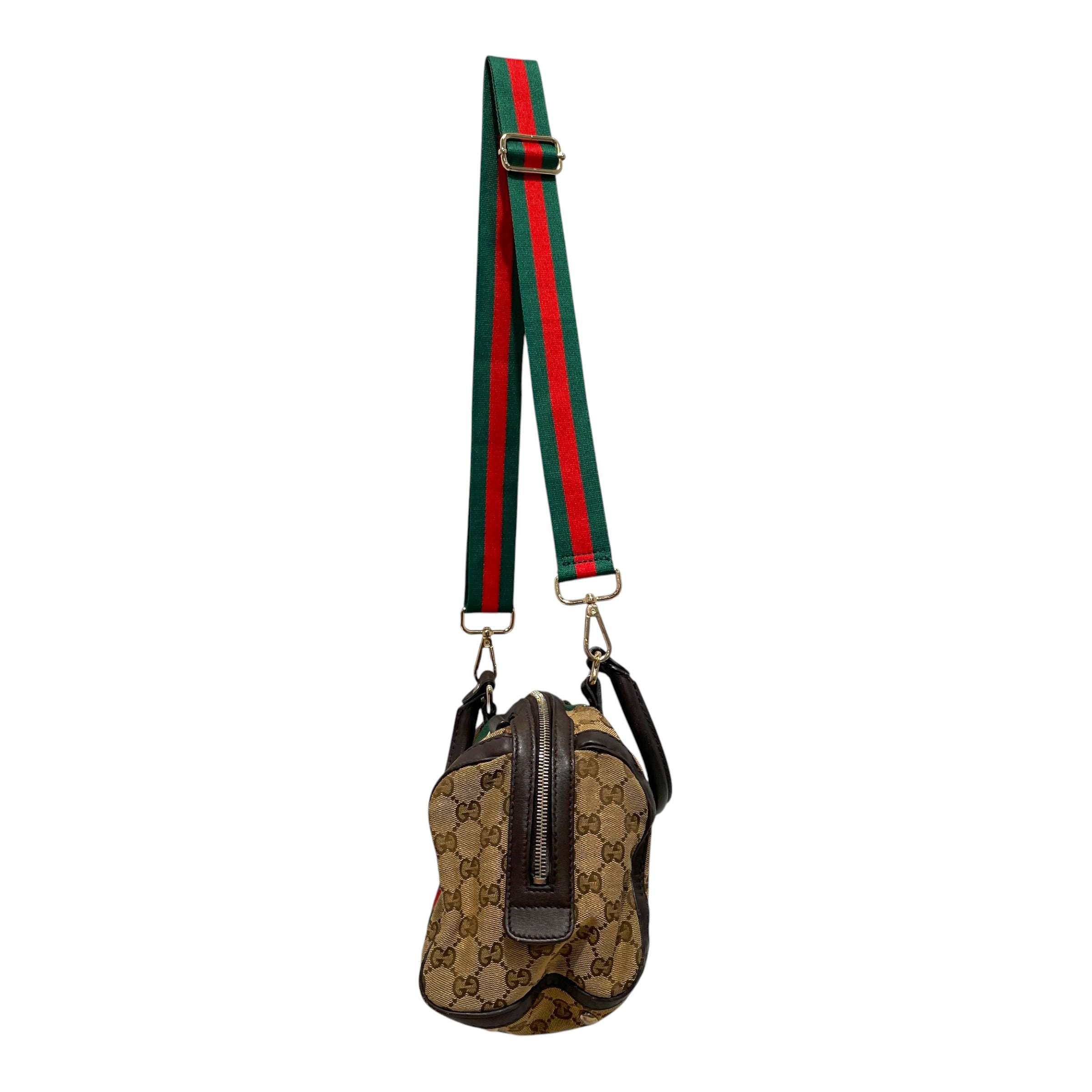 GUCCI/Boston Bag/Monogram/Cotton/MLT/Monogram Boston bag view 3