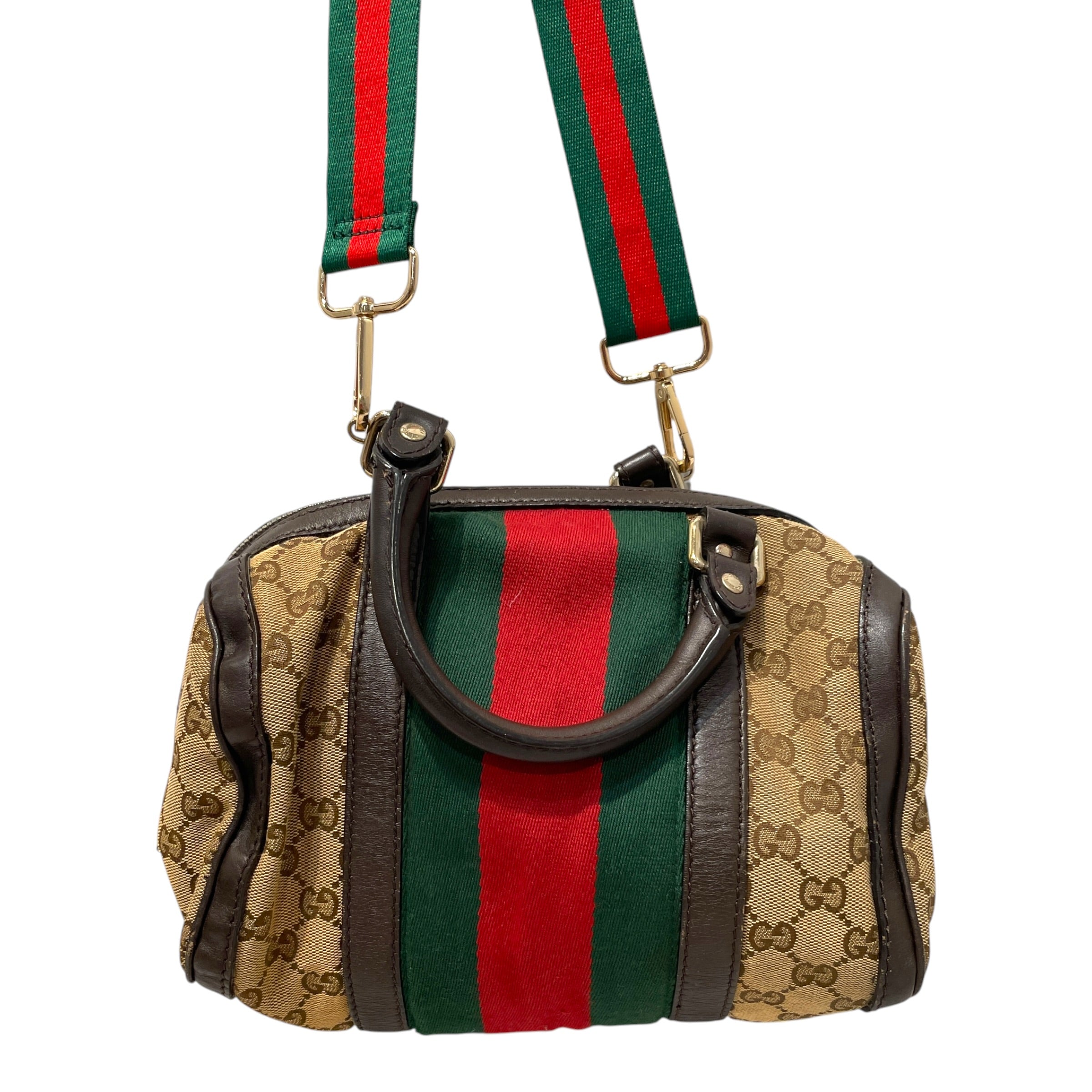 GUCCI/Boston Bag/Monogram/Cotton/MLT/Monogram Boston bag view 4