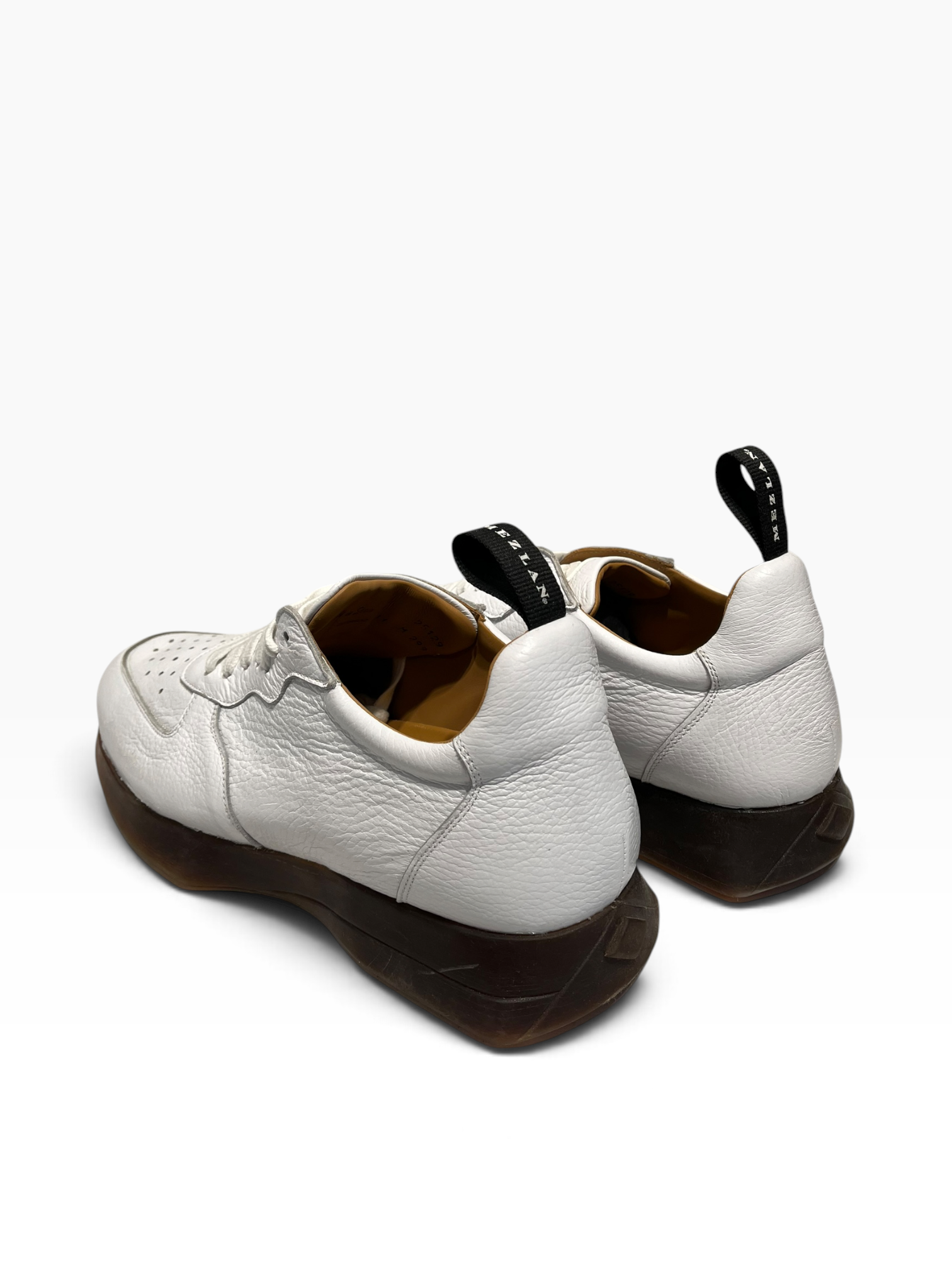 MEZLAN/Low-Sneakers/US 11/Leather/WHT/GERARDO WHT/GUM SOLE view 2