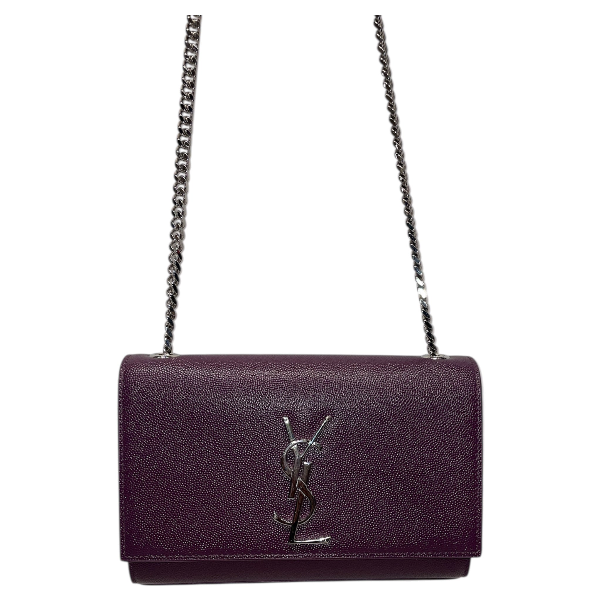 YVES SAINT LAURENT/Cross Body Bag/Leather/PPL/Kate Grainy Leather view 1