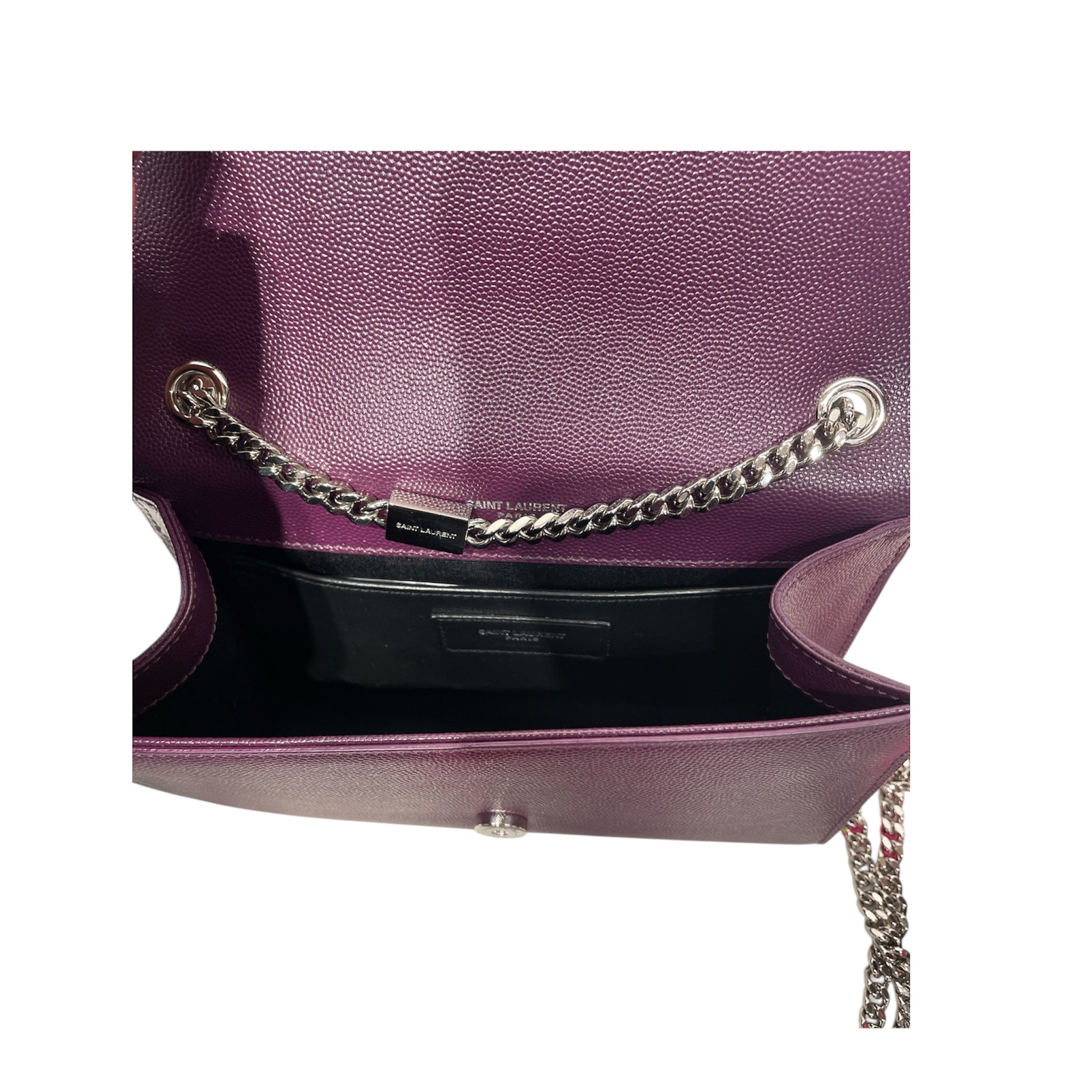 YVES SAINT LAURENT/Cross Body Bag/Leather/PPL/Kate Grainy Leather view 3