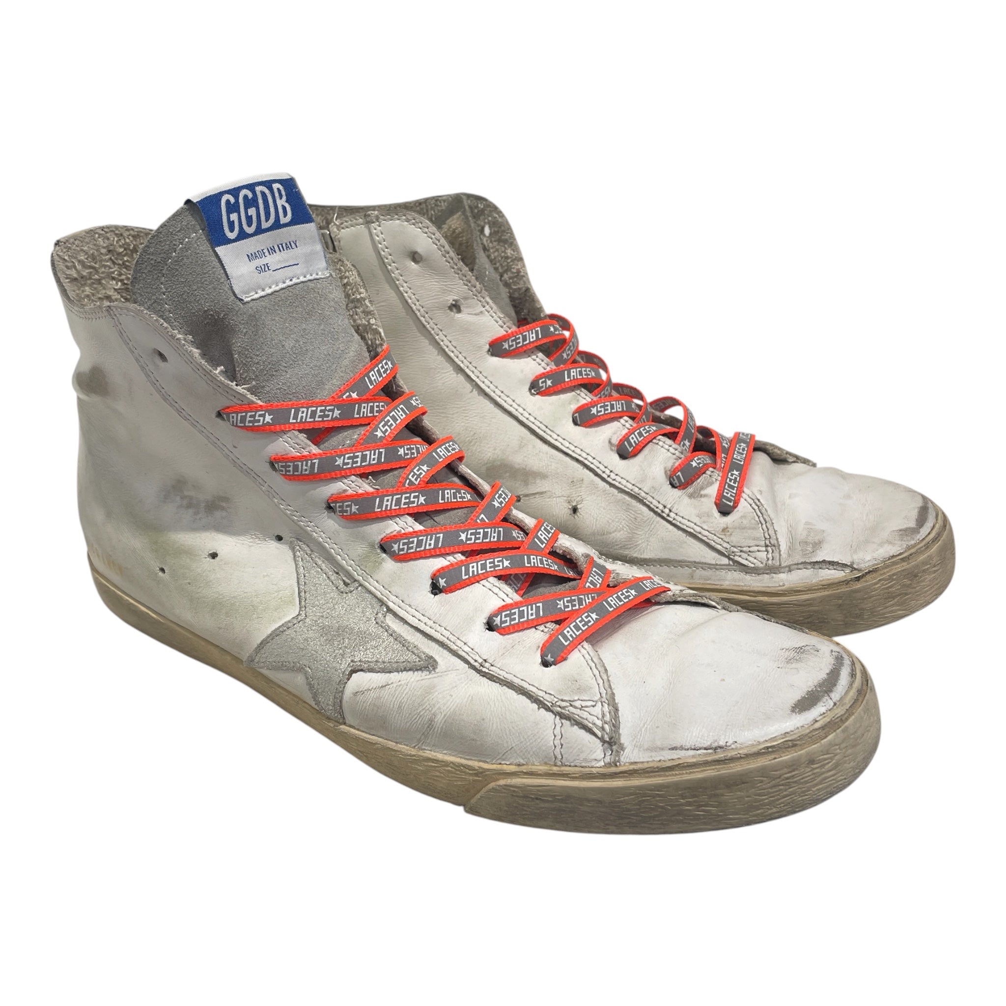 GOLDEN GOOSE/Hi-Sneakers/EU 43/Cotton/WHT/francy view 1