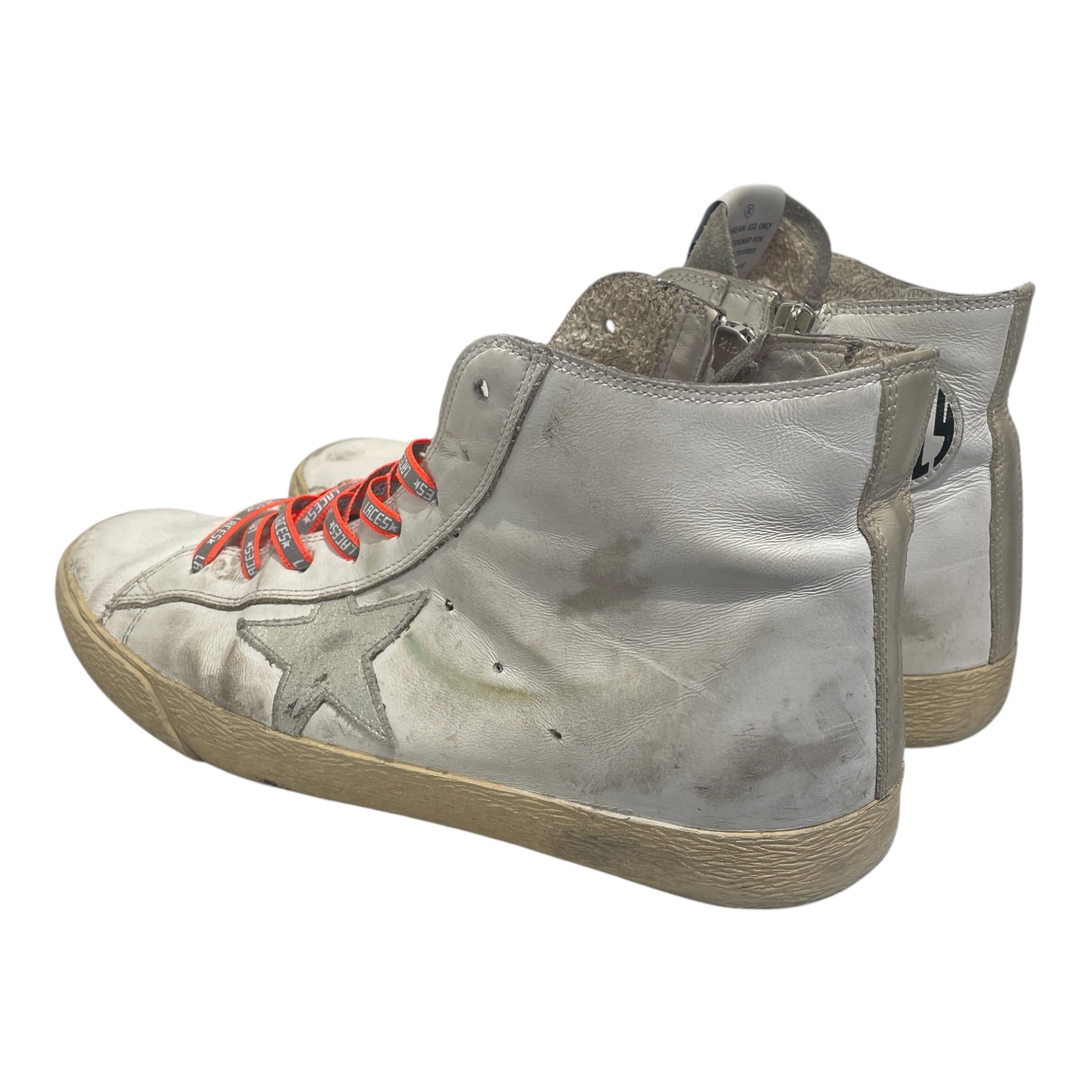 GOLDEN GOOSE/Hi-Sneakers/EU 43/Cotton/WHT/francy view 2