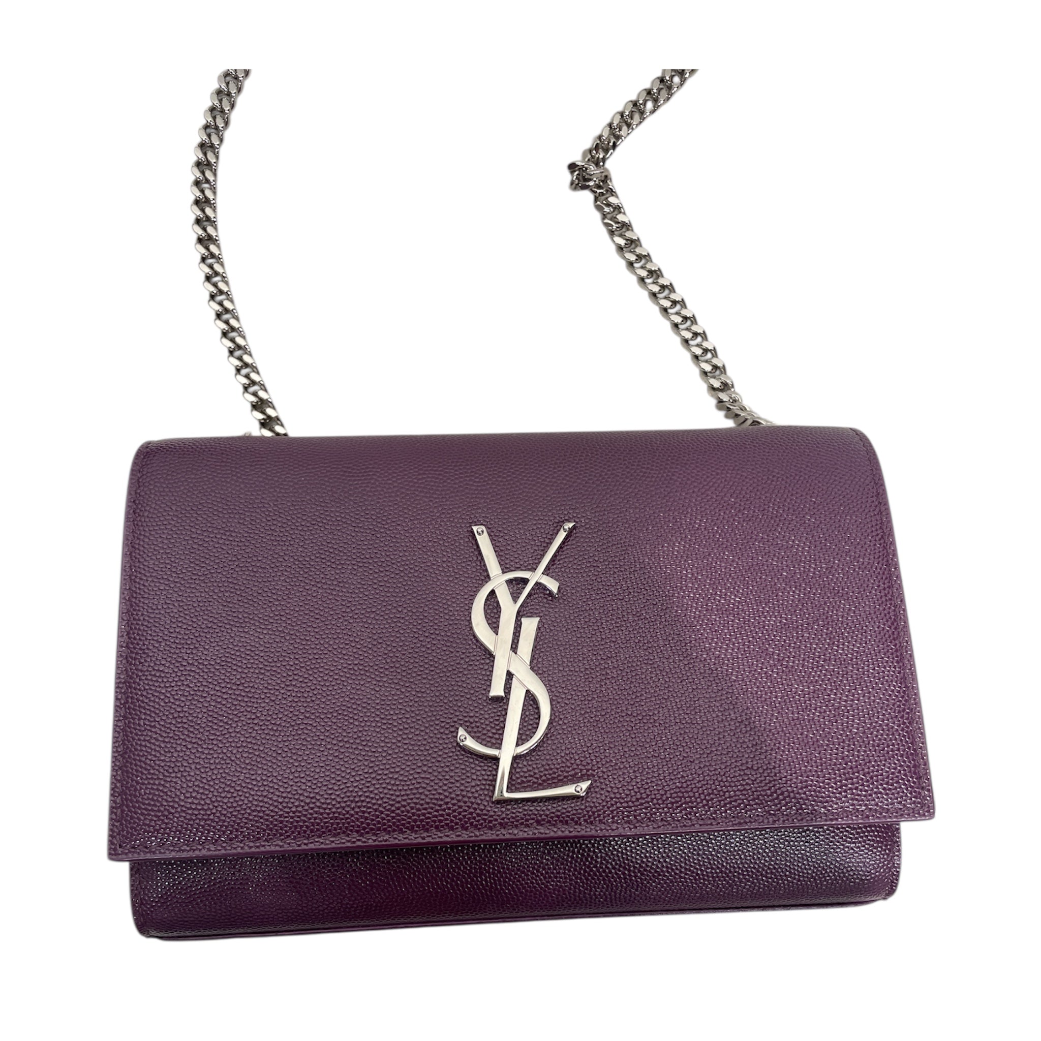 YVES SAINT LAURENT/Cross Body Bag/Leather/PPL/Kate Grainy Leather view 4