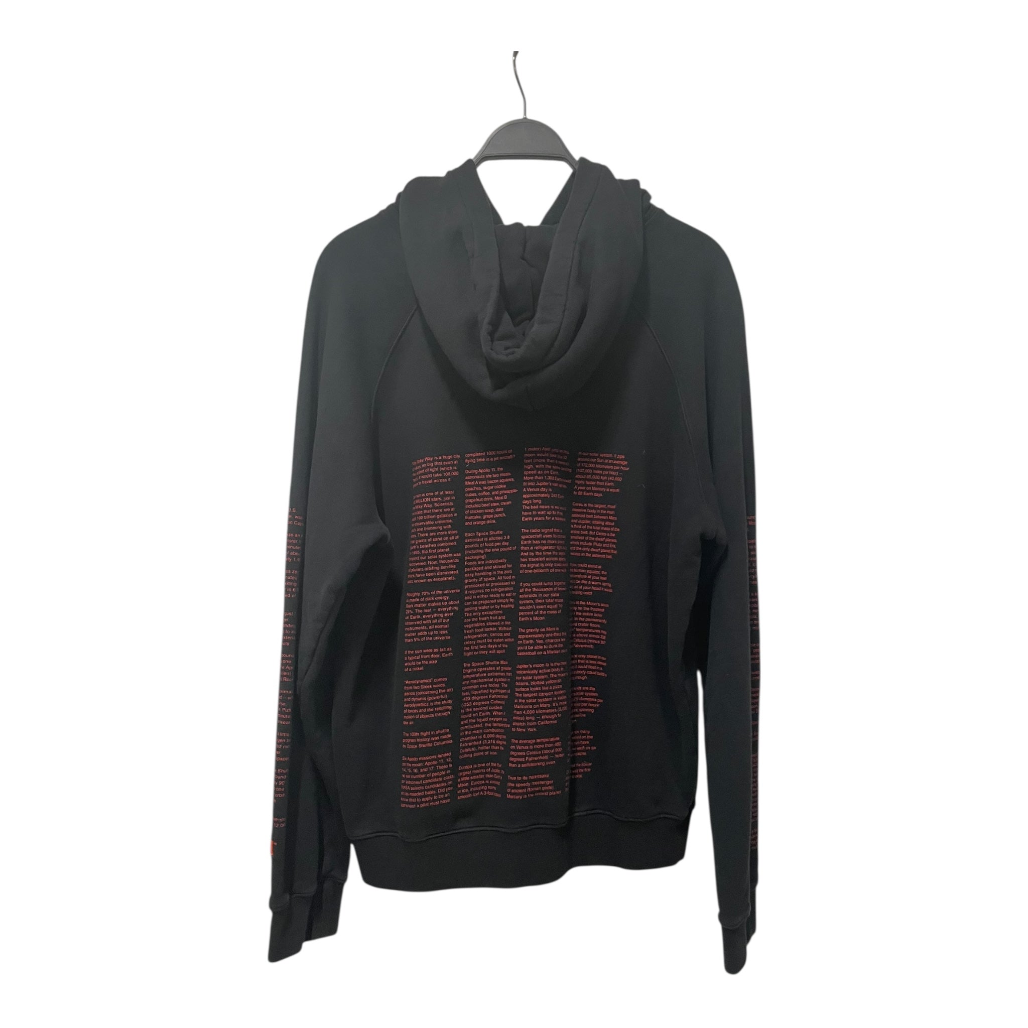 HERON PRESTON/Hoodie/Graphic/Cotton/BLK/nasa view 2