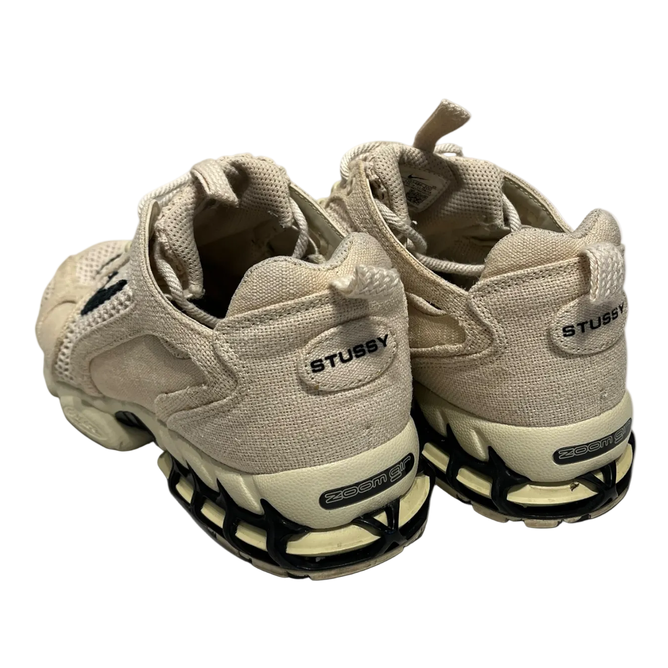 NIKE/Low-Sneakers/US 10/Cotton/CRM/Stussy AIR ZM SPIRIDON CG 2 view 2
