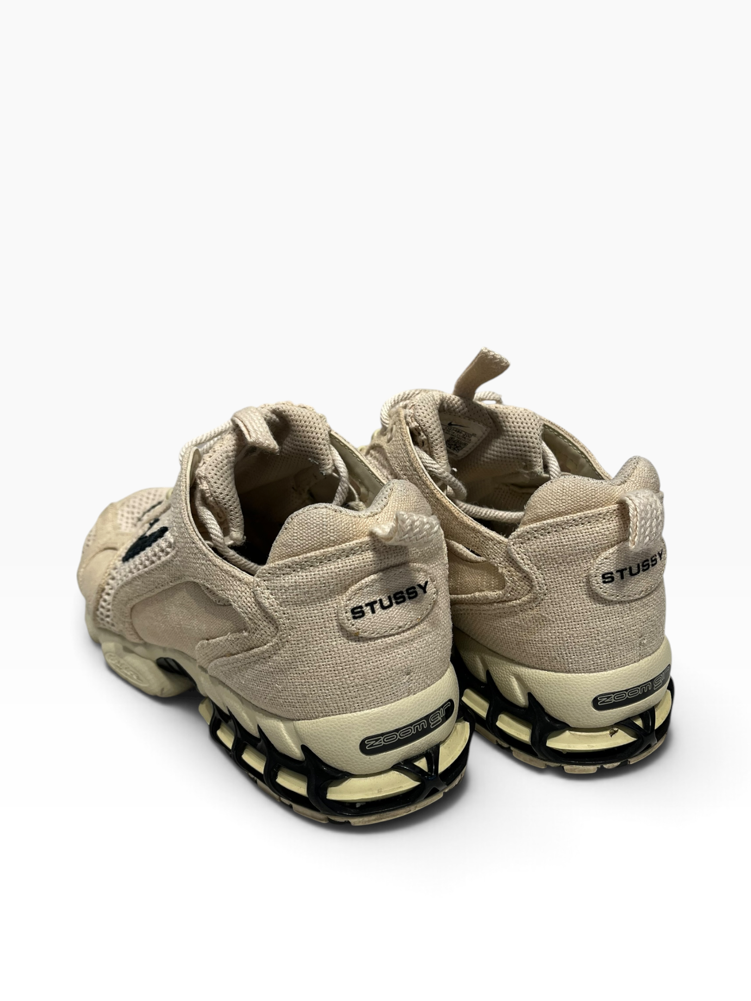NIKE/Low-Sneakers/US 10/Cotton/CRM/Stussy AIR ZM SPIRIDON CG 2 view 2