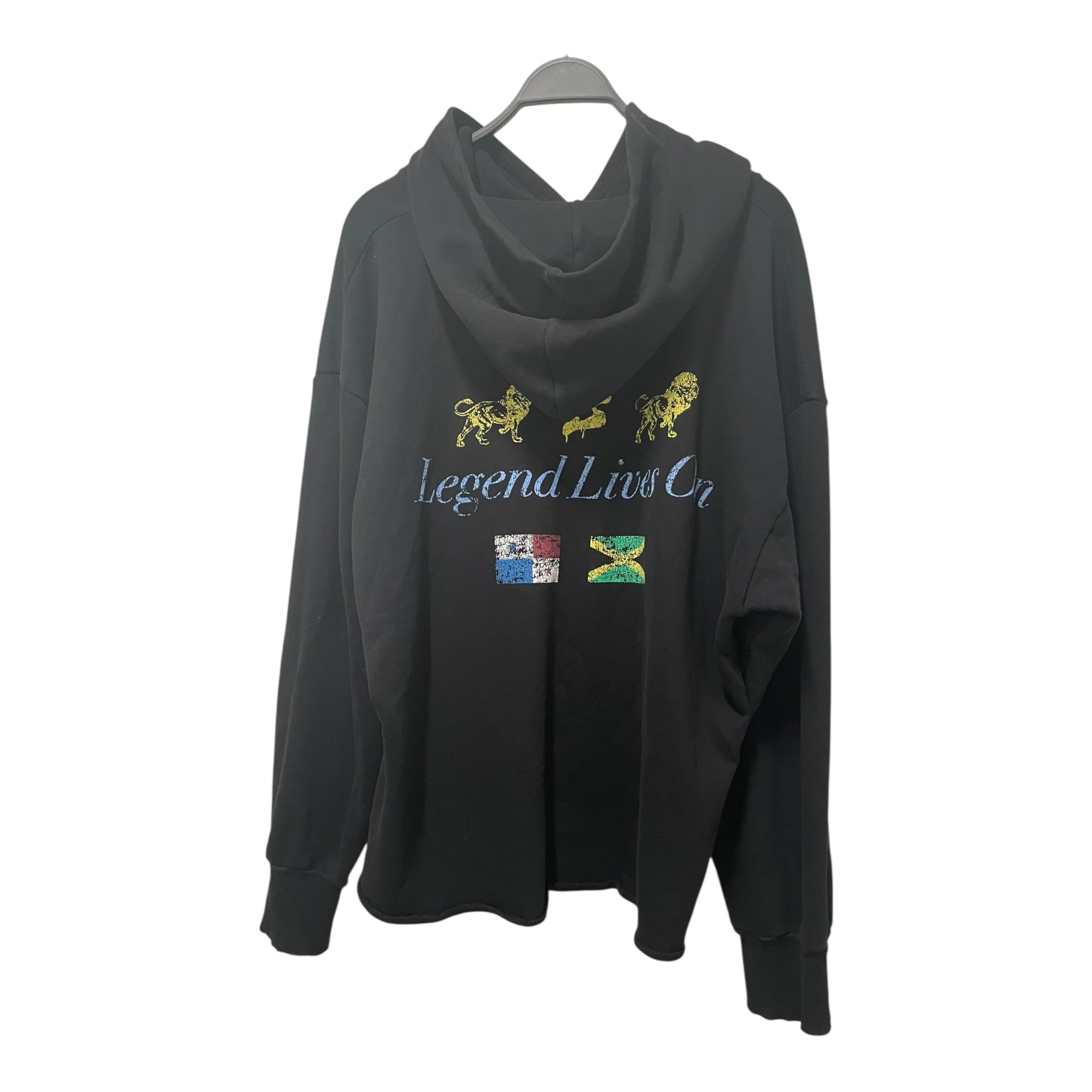 BARRIERS/Hoodie/XL/Cotton/BLK/Pop Smoke Tribute view 2