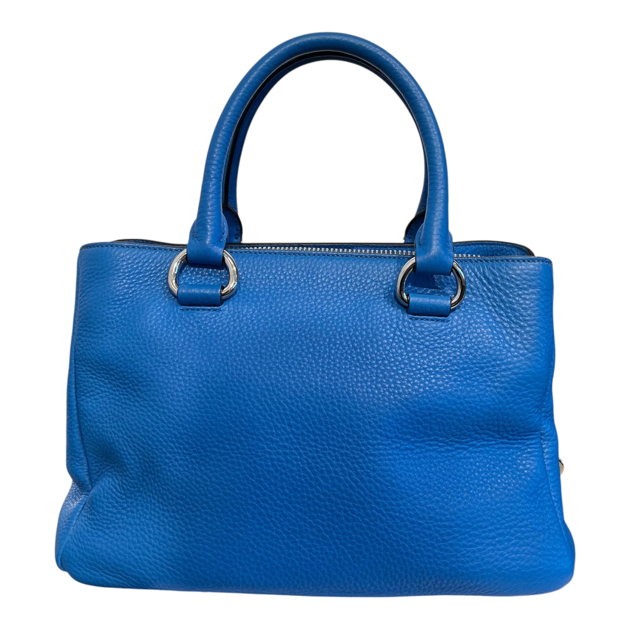 PRADA/Hand Bag/Leather/BLU/VITELLO DAINO view 2