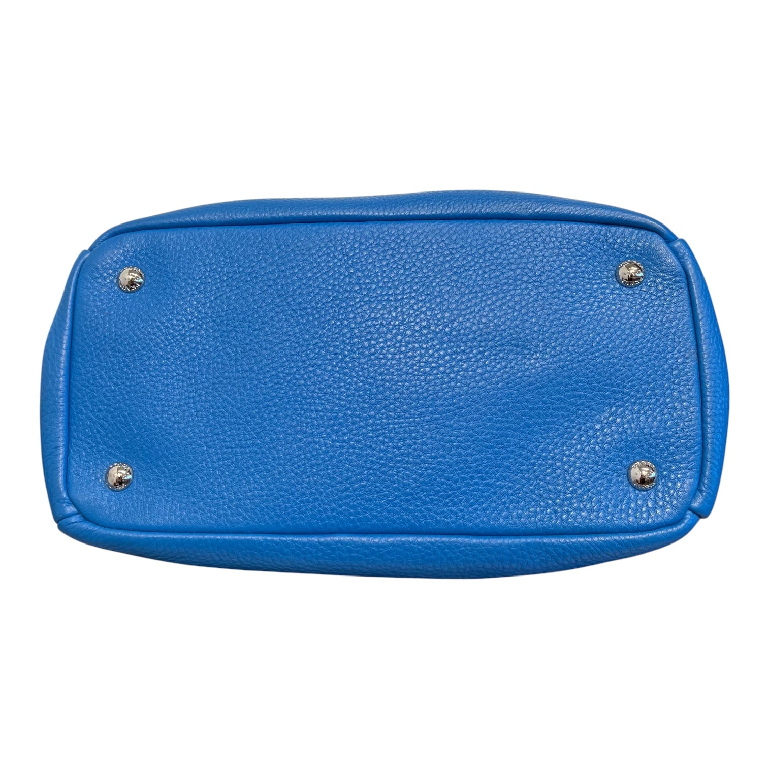 PRADA/Hand Bag/Leather/BLU/VITELLO DAINO view 3