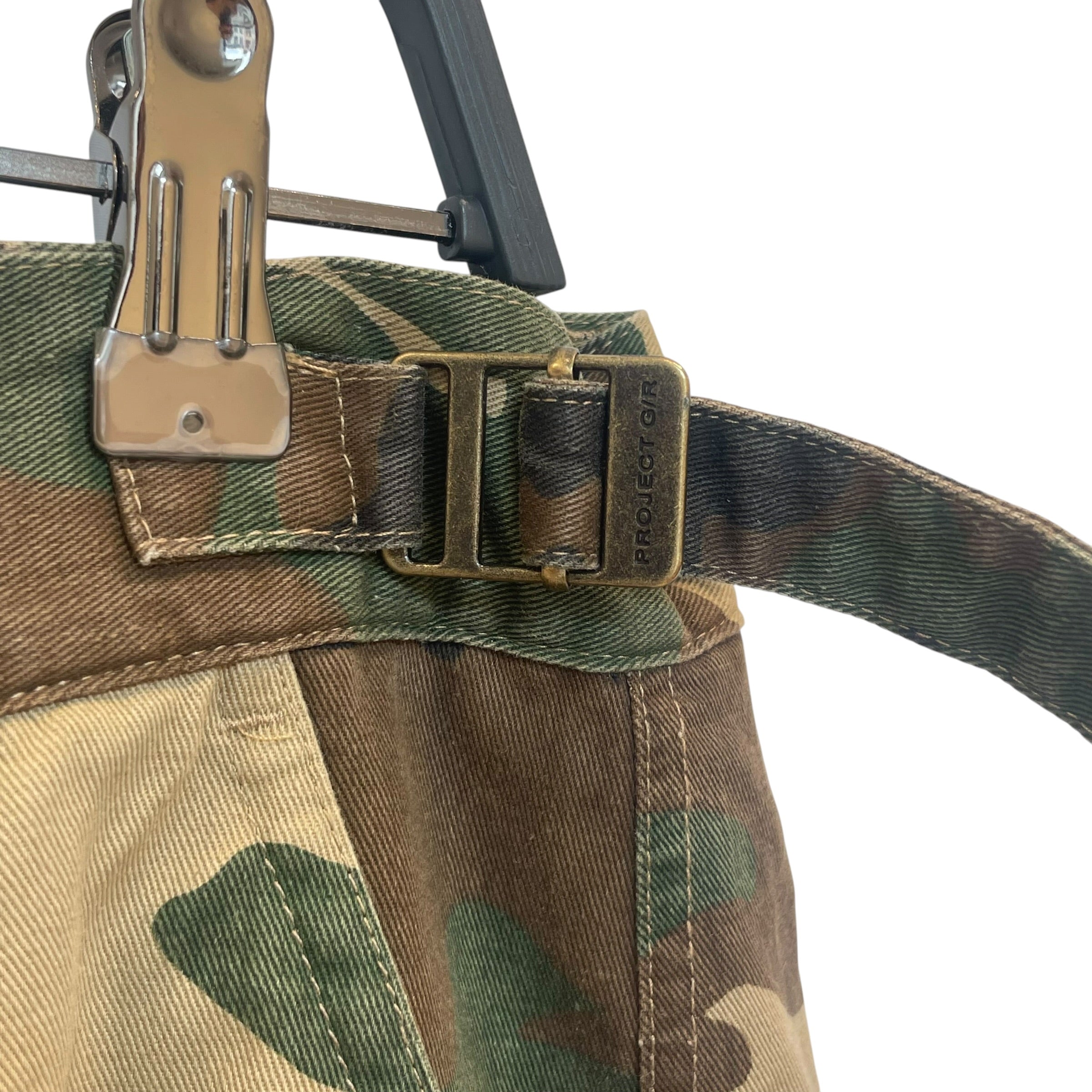 PROJECT G/R/Shorts/4/Cotton/GRN/Camouflage/CAMO LAYERED SHJORTS view 3