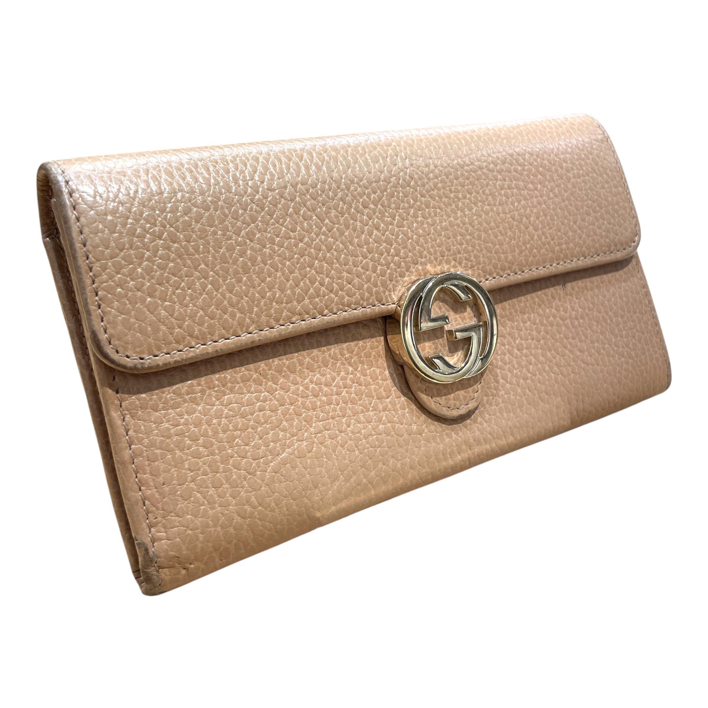 GUCCI/Wallet/Leather/BRW/L's/Calfskin Continental Wallet view 1