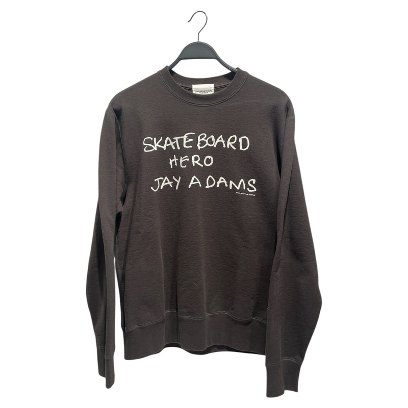 TAKAHIROMIYASHITA TheSoloist./suicoke/Sweatshirt/M/Cotton/BLK/Skateboard Hero Crewneck