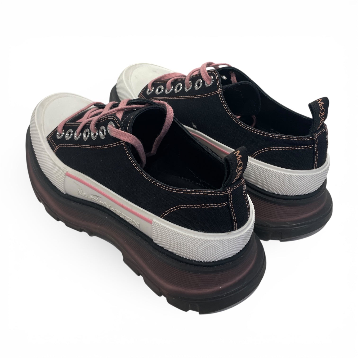 Alexander McQueen/Low-Sneakers/EU 45/Cotton/BLK/ view 2