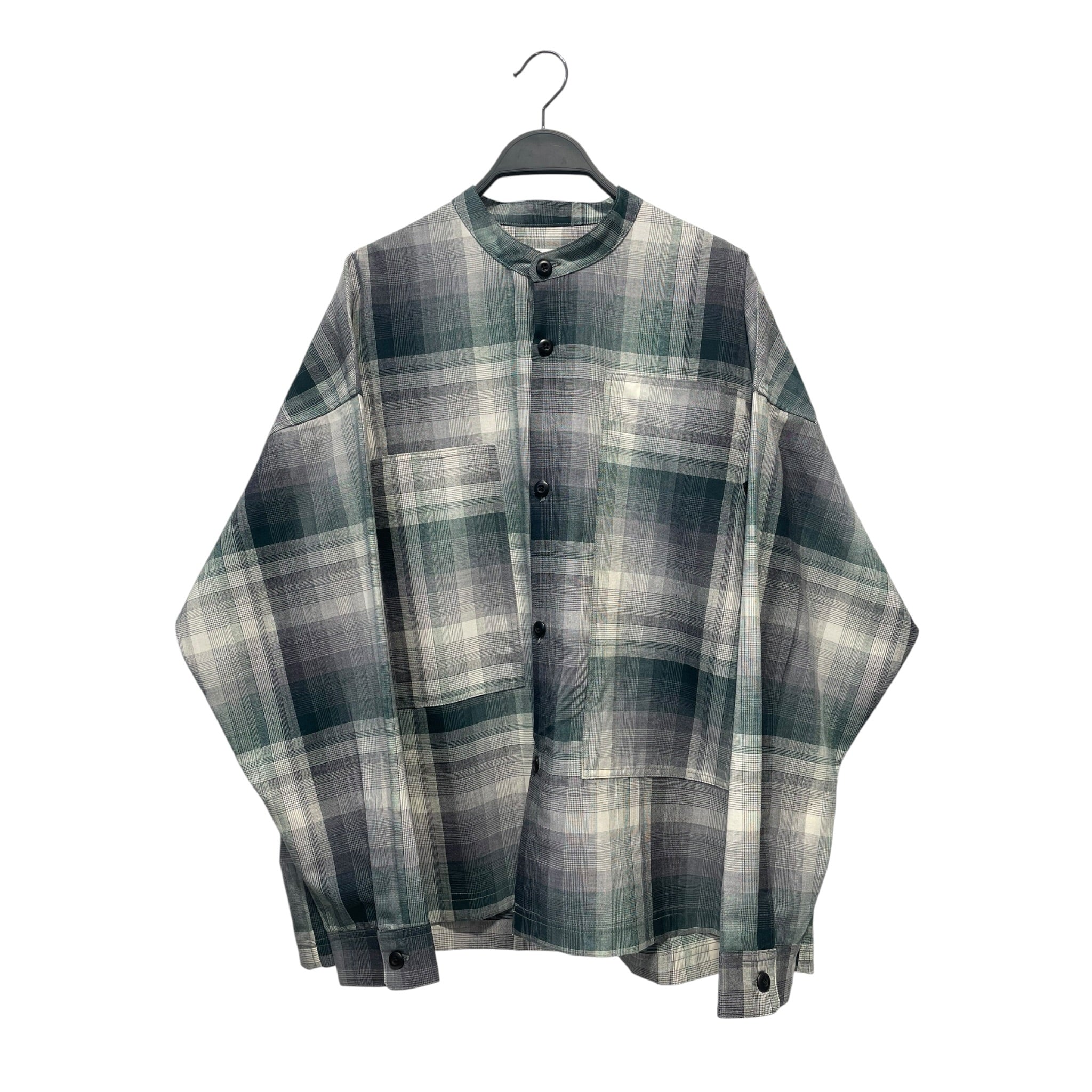 EARTH STUDIES/LS Shirt/M/Polyester/GRN/Hombre Check/MS-105 (WHO) view 1