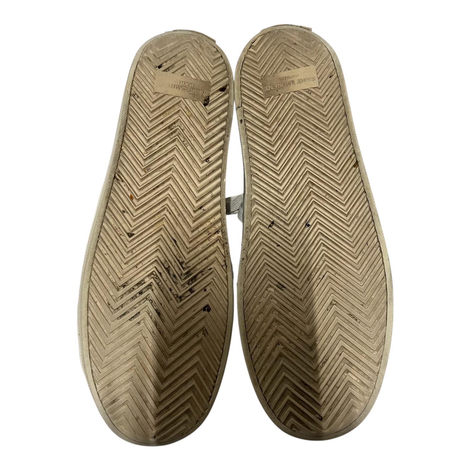 SAINT LAURENT/Low-Sneakers/EU 38/Leather/WHT/lace up platform view 5