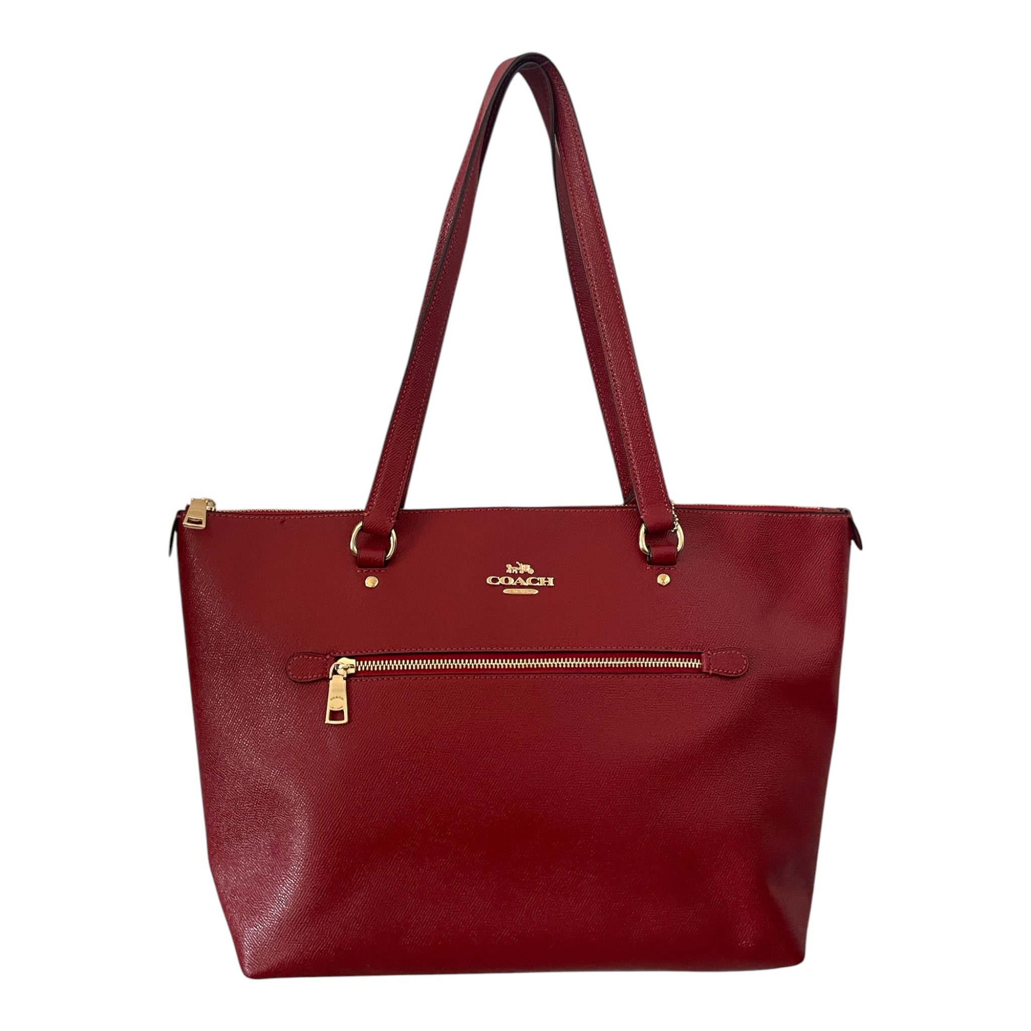 COACH/Tote Bag/Leather/RED/Avenue Tote view 1