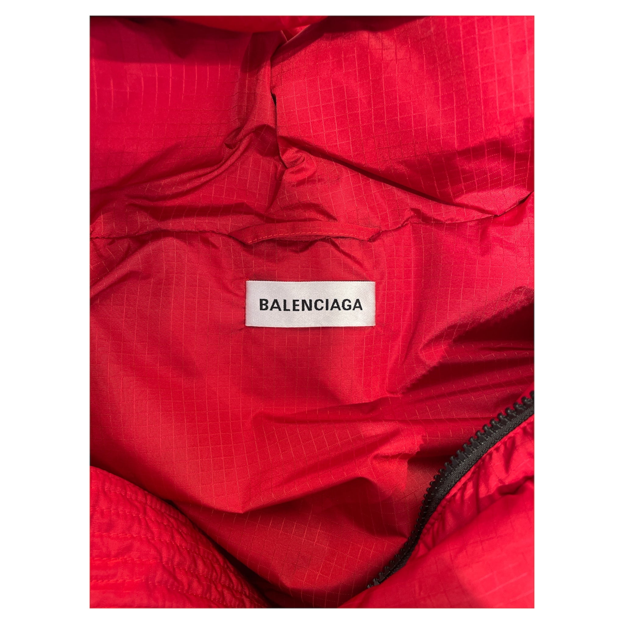 BALENCIAGA/Puffer Jkt/36/Polyester/RED/Balenciaga Puffer view 3