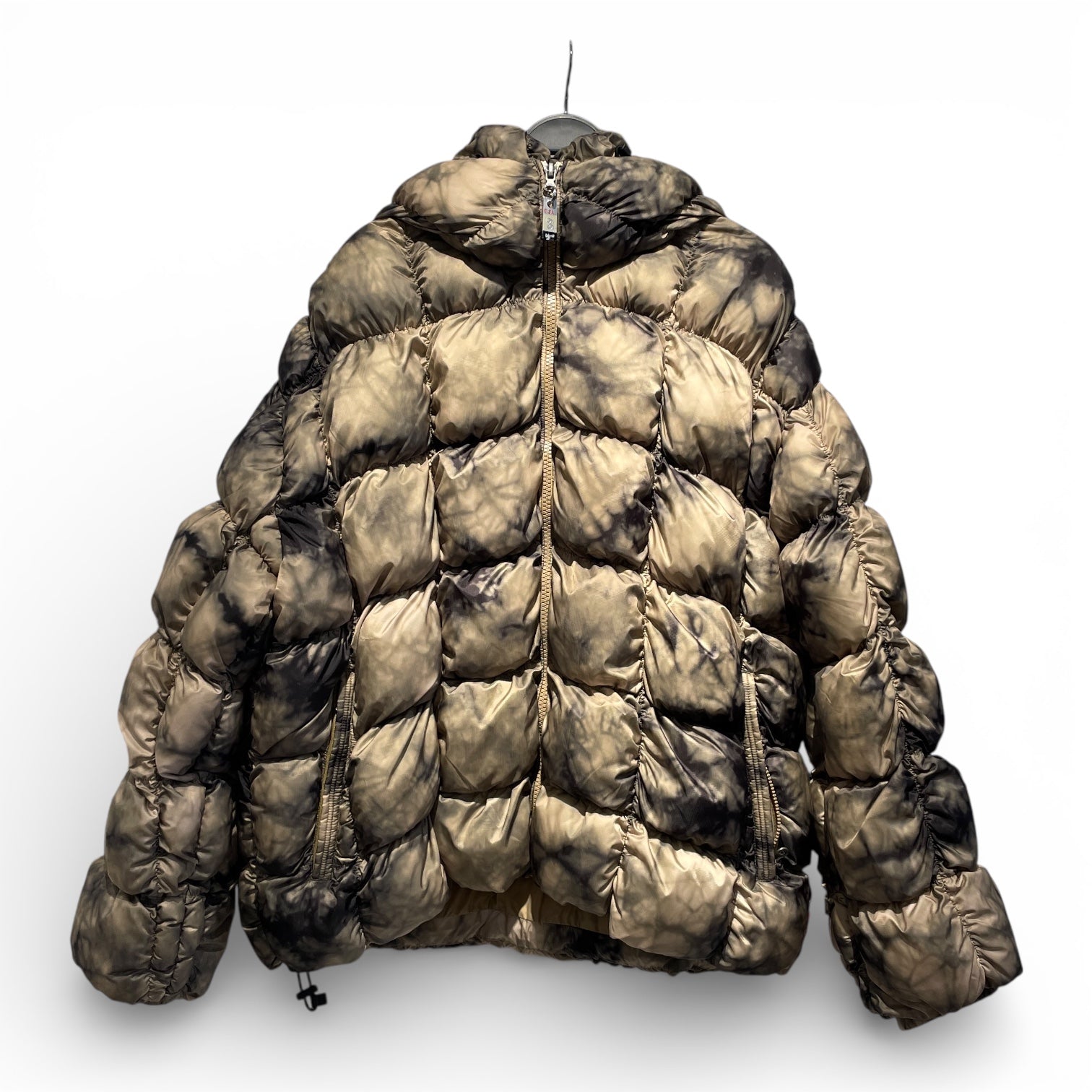 DIESEL/Puffer Jkt/L/Nylon/GRN/All Over Print/ view 1