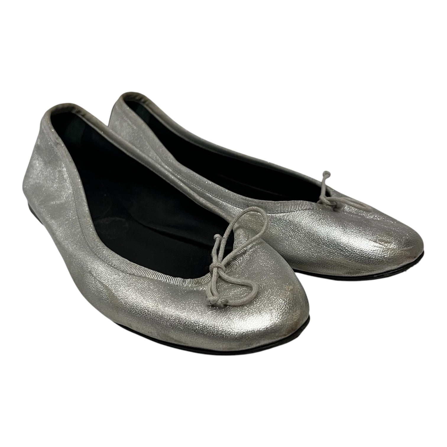 SAINT LAURENT/Flat Shoes/EU 36.5/SLV/ view 1