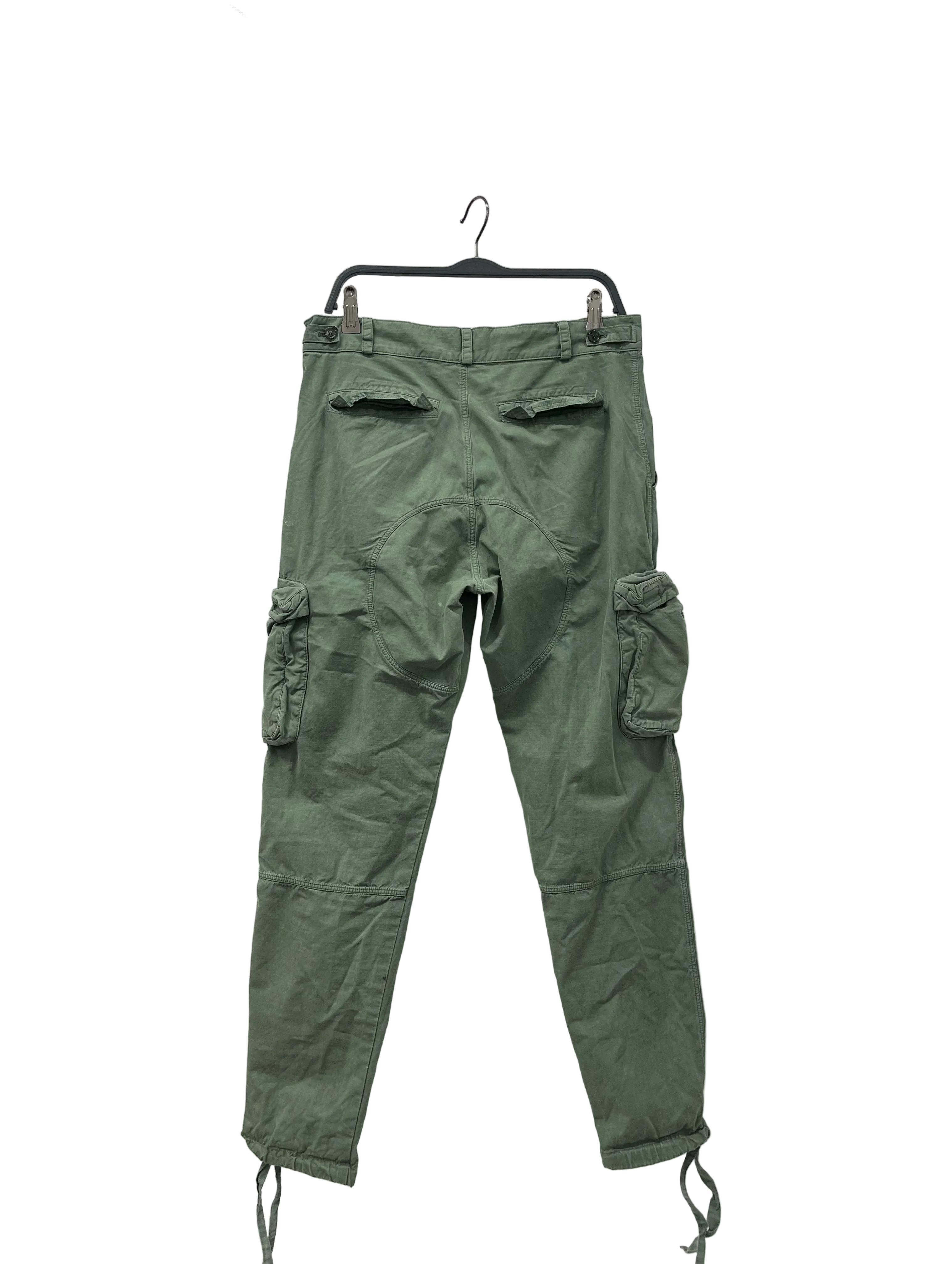 OFF-WHITE/Pants/30/Cotton/GRN/BLK CROSS HARDWARE LOGO CARGO view 2