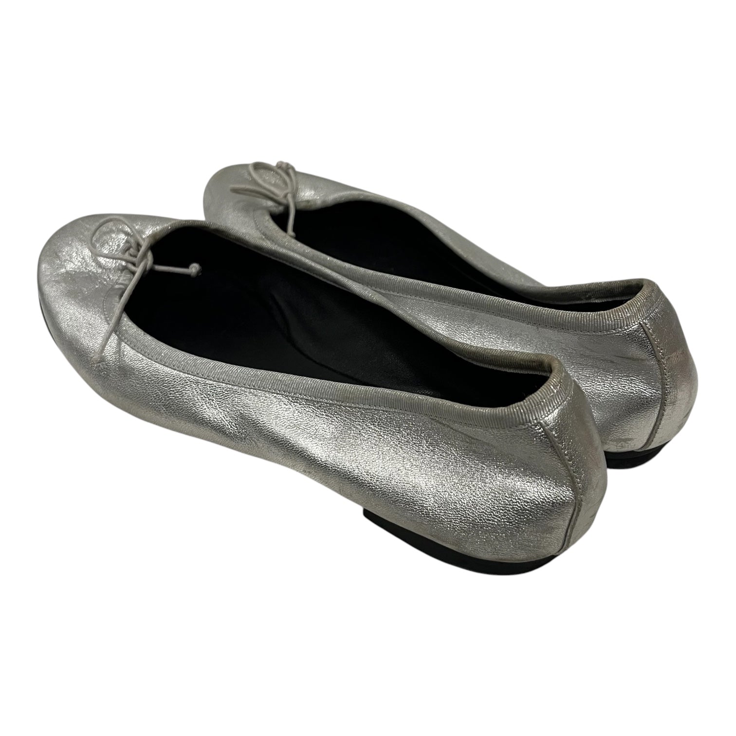 SAINT LAURENT/Flat Shoes/EU 36.5/SLV/ view 2