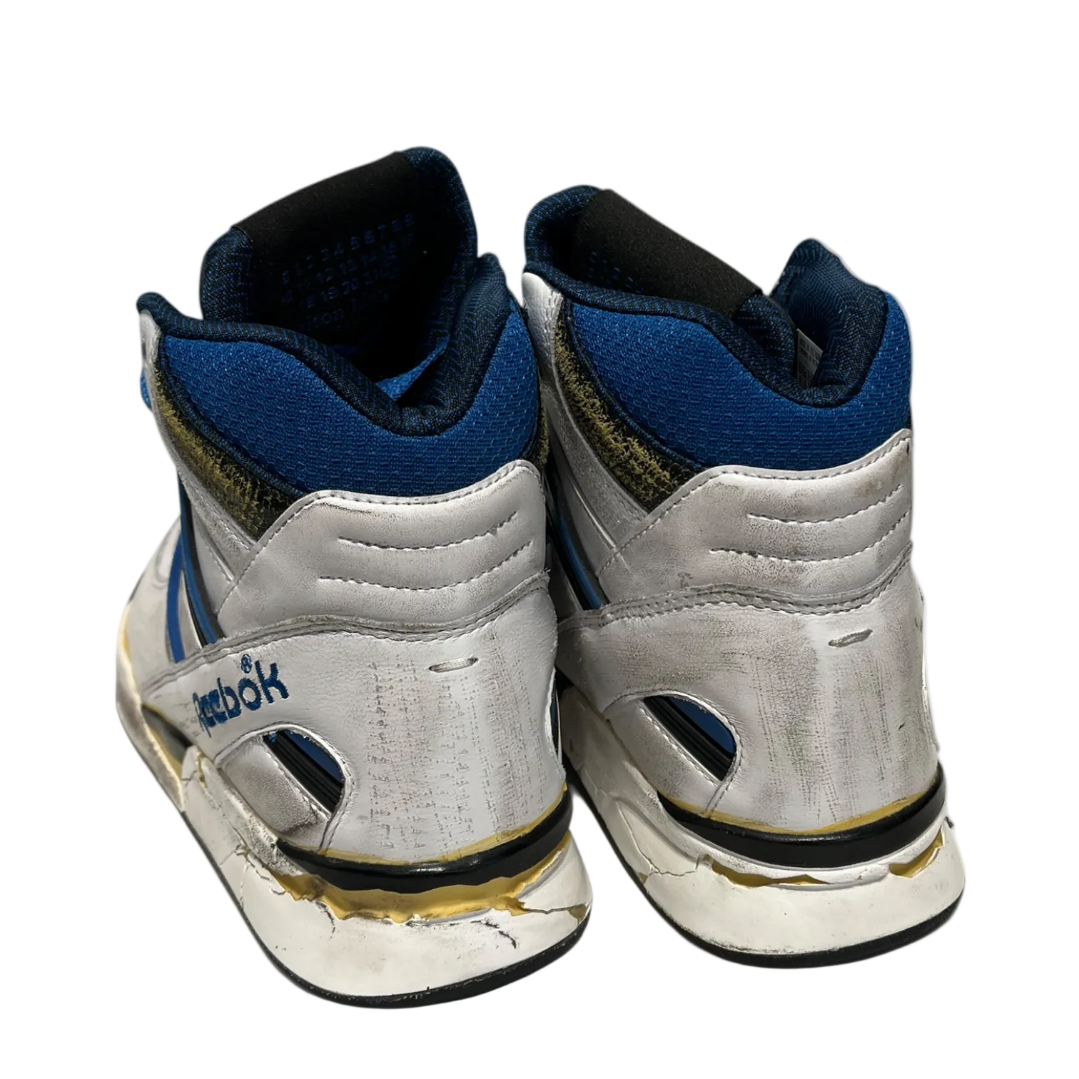 Maison Margiela/Hi-Sneakers/US 6/Cotton/BLU/REEBOK PUMP view 2