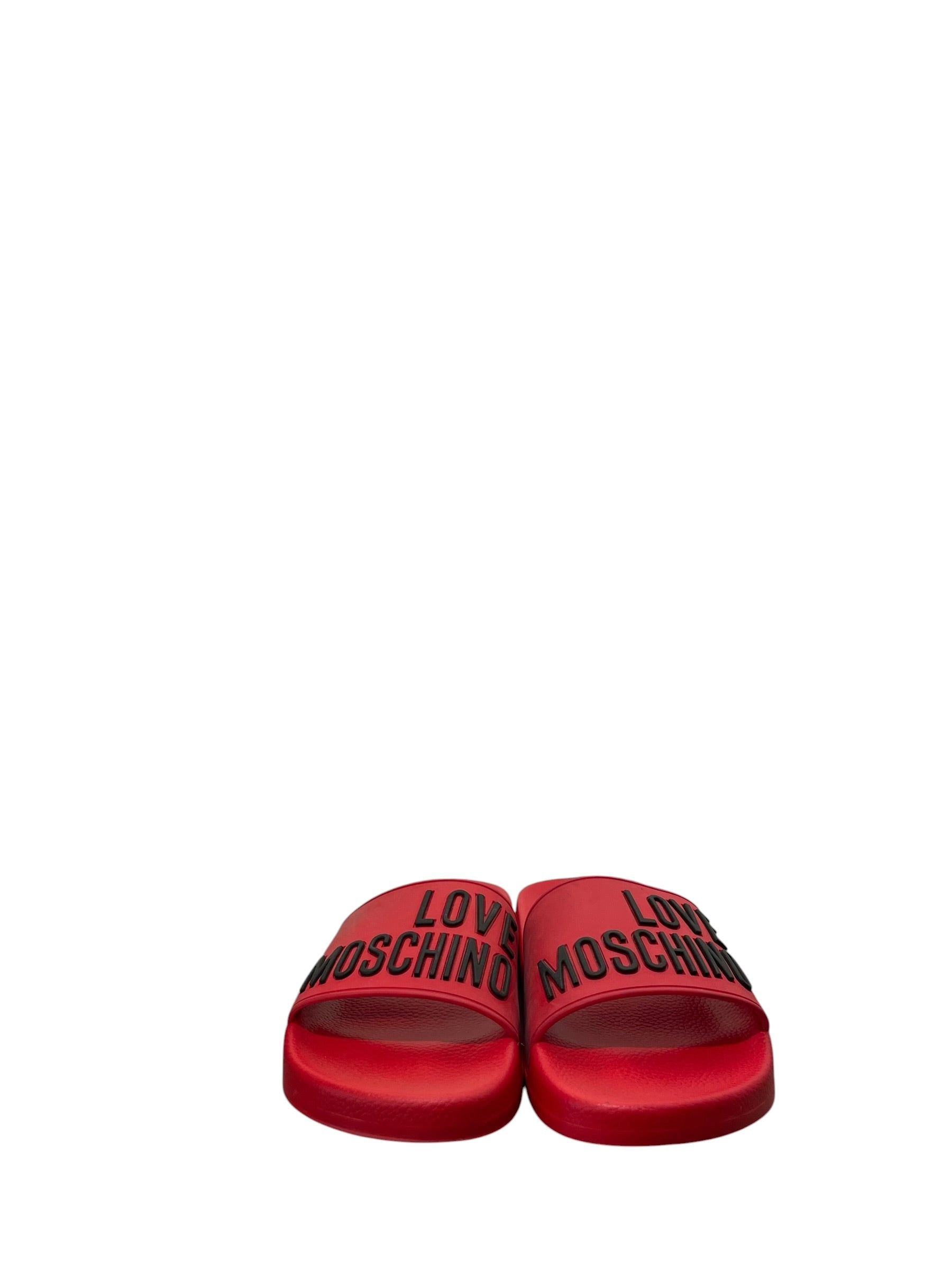 LOVE MOSCHINO/Sandals/US 5/RED/LOVE MOSCHINO SLIDES view 3