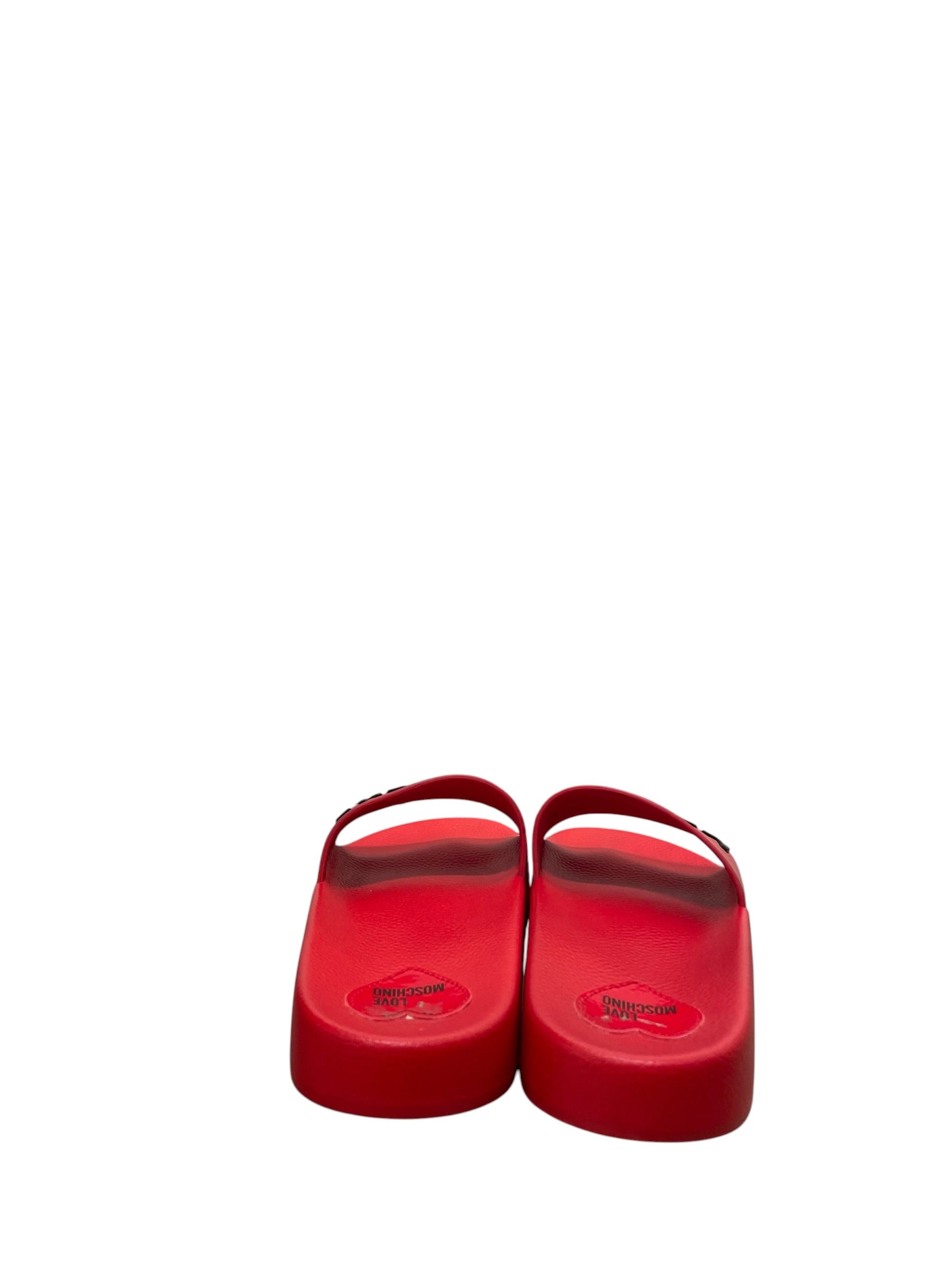 LOVE MOSCHINO/Sandals/US 5/RED/LOVE MOSCHINO SLIDES view 4