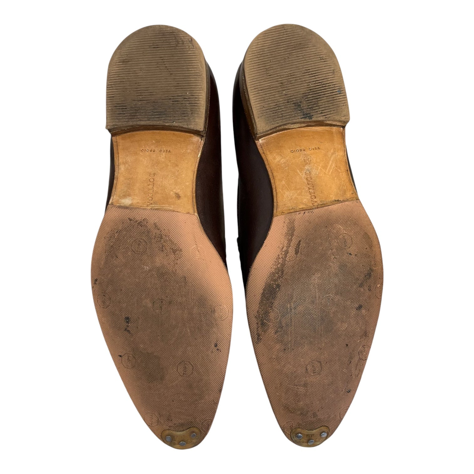 BOTTEGA VENETA/Loafers/US 8/Gingham Check/Leather/BRW/Woven Leather view 4