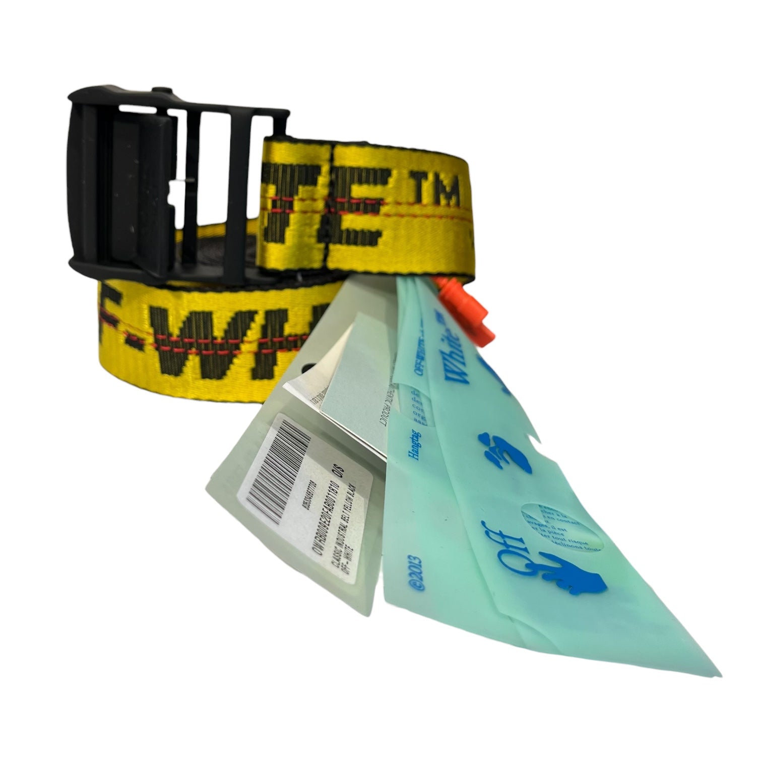 OFF-WHITE/Accessories/YEL/OFF WHITE ROLLER COSTER BELT view 1
