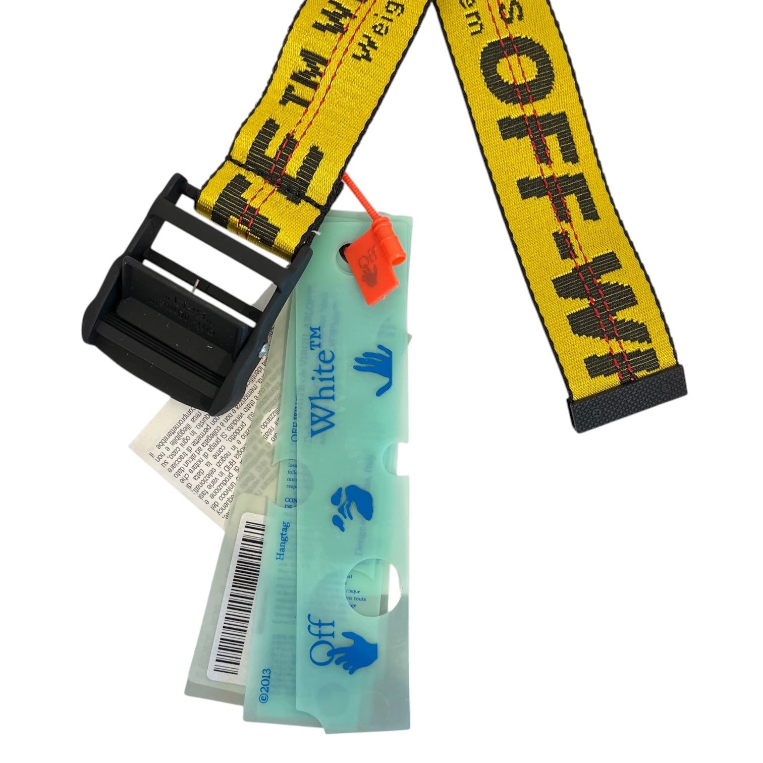 OFF-WHITE/Accessories/YEL/OFF WHITE ROLLER COSTER BELT view 2