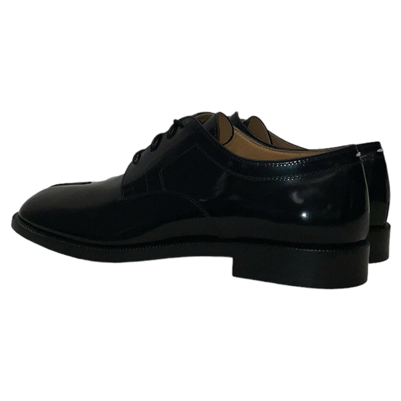 Maison Margiela/Shoes/EU 41/Leather/BLK/Tabi Split Derby Lace-up loaf