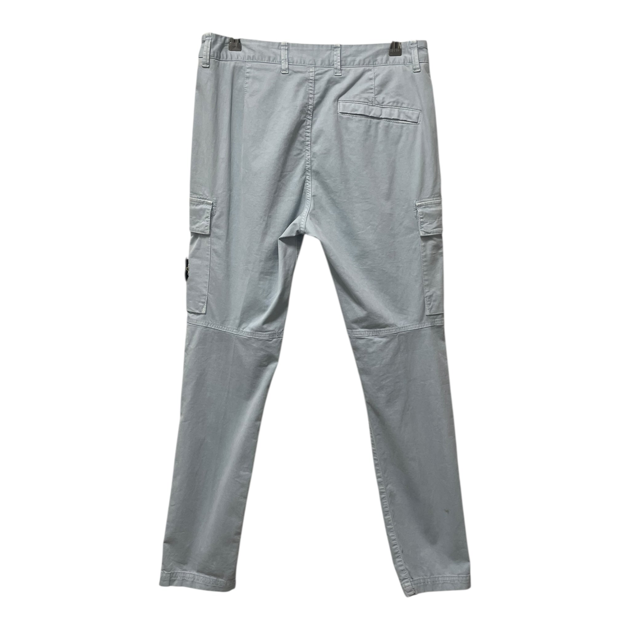STONE ISLAND/Cargo Pants/30/Cotton/BLU/LIGHT BLUE view 2