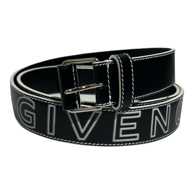 GIVENCHY/Belt/Leather/BLK/logo belt