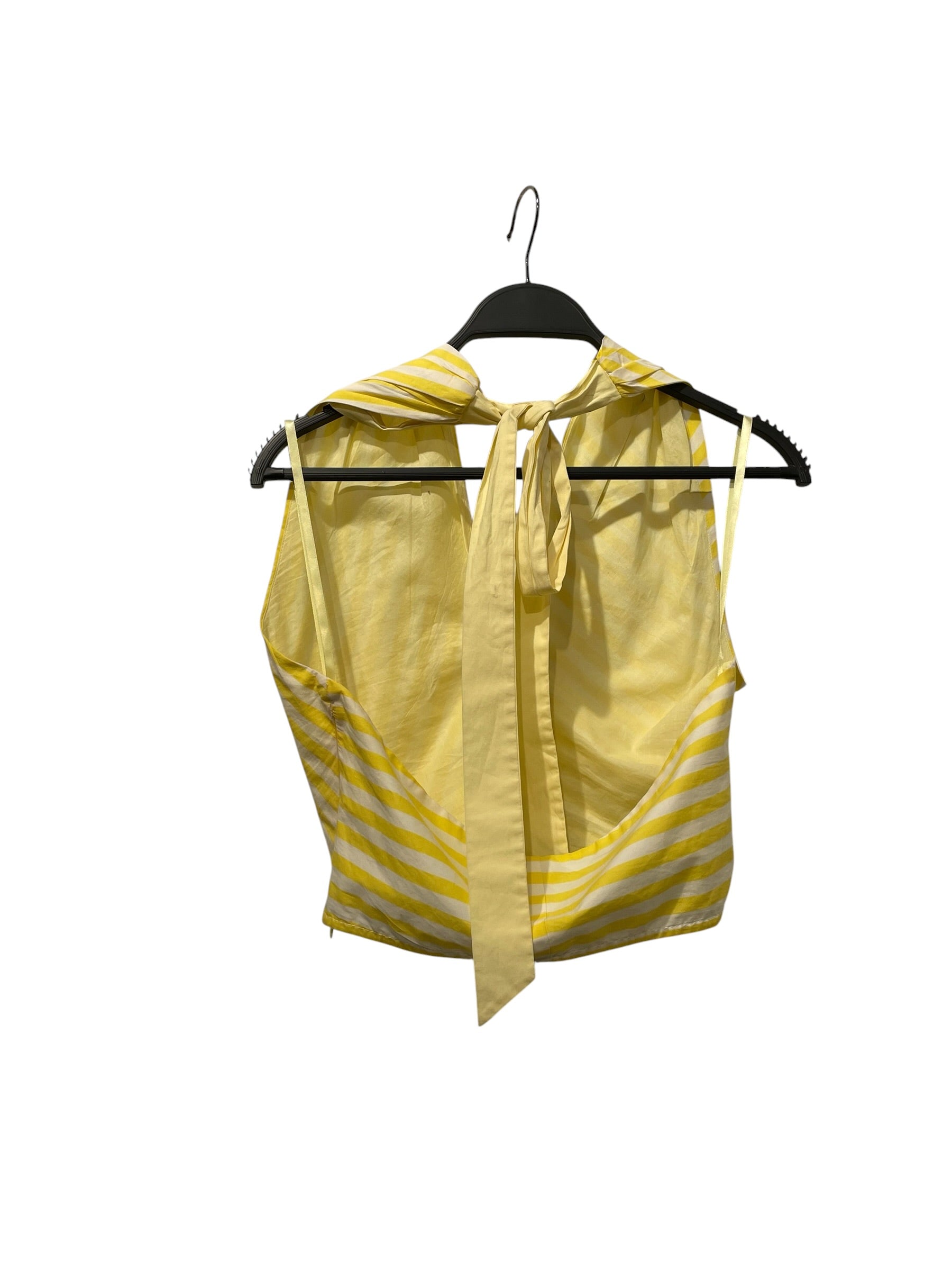 STAUD/Camisole/4/Stripe/Cotton/YEL/halter top view 2