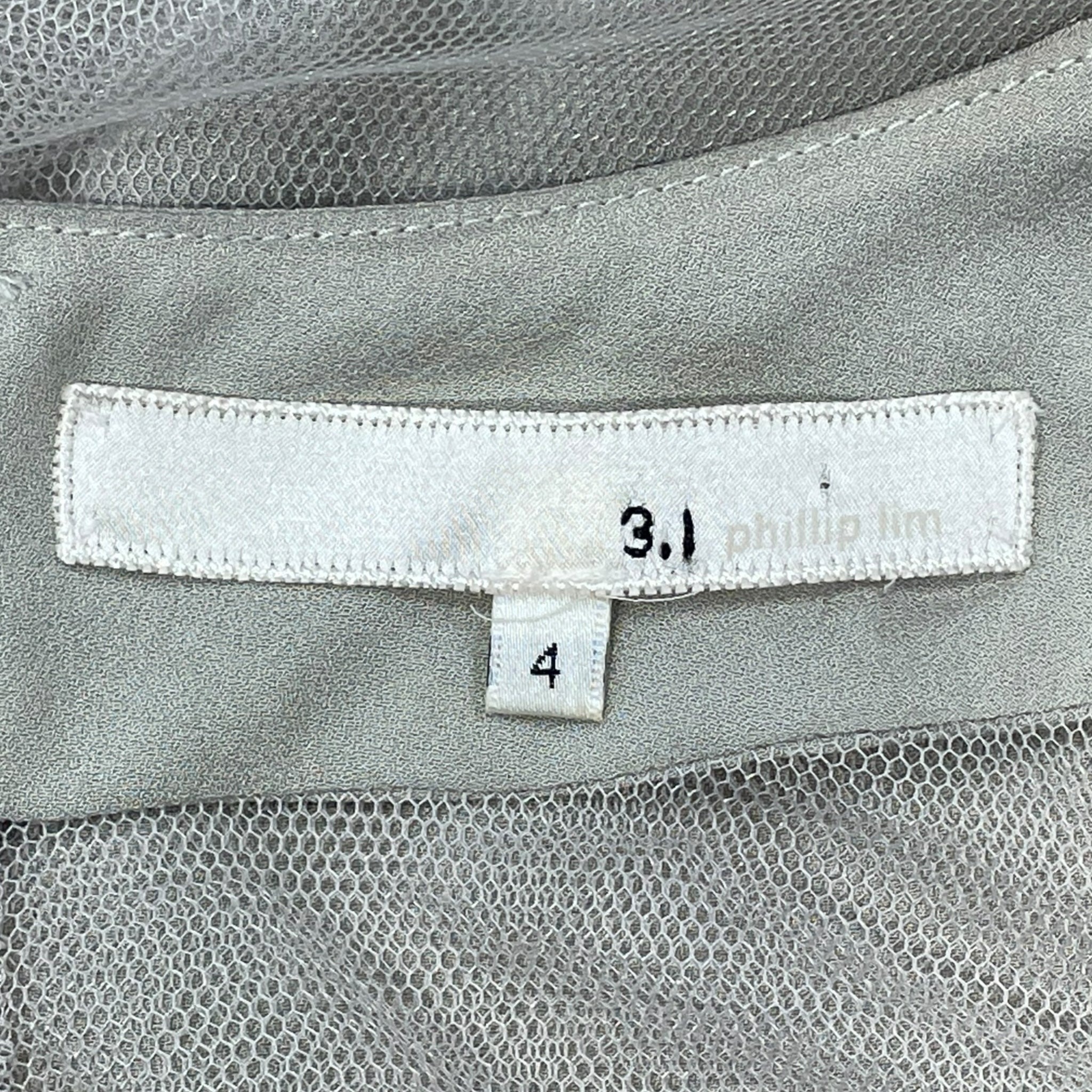 3.1 phillip lim/Blouse/4/Silk/GRY/ view 3