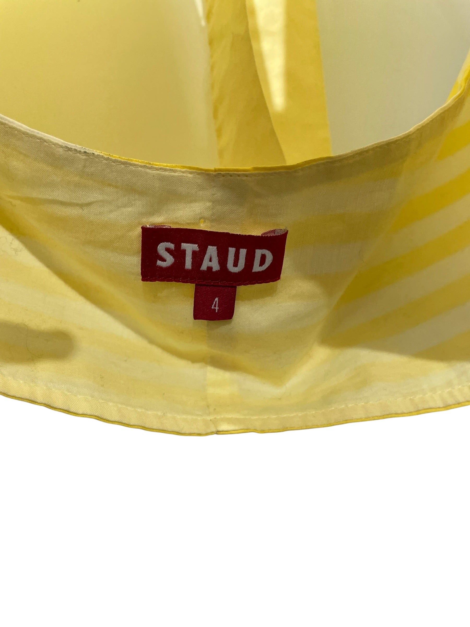 STAUD/Camisole/4/Stripe/Cotton/YEL/halter top view 4