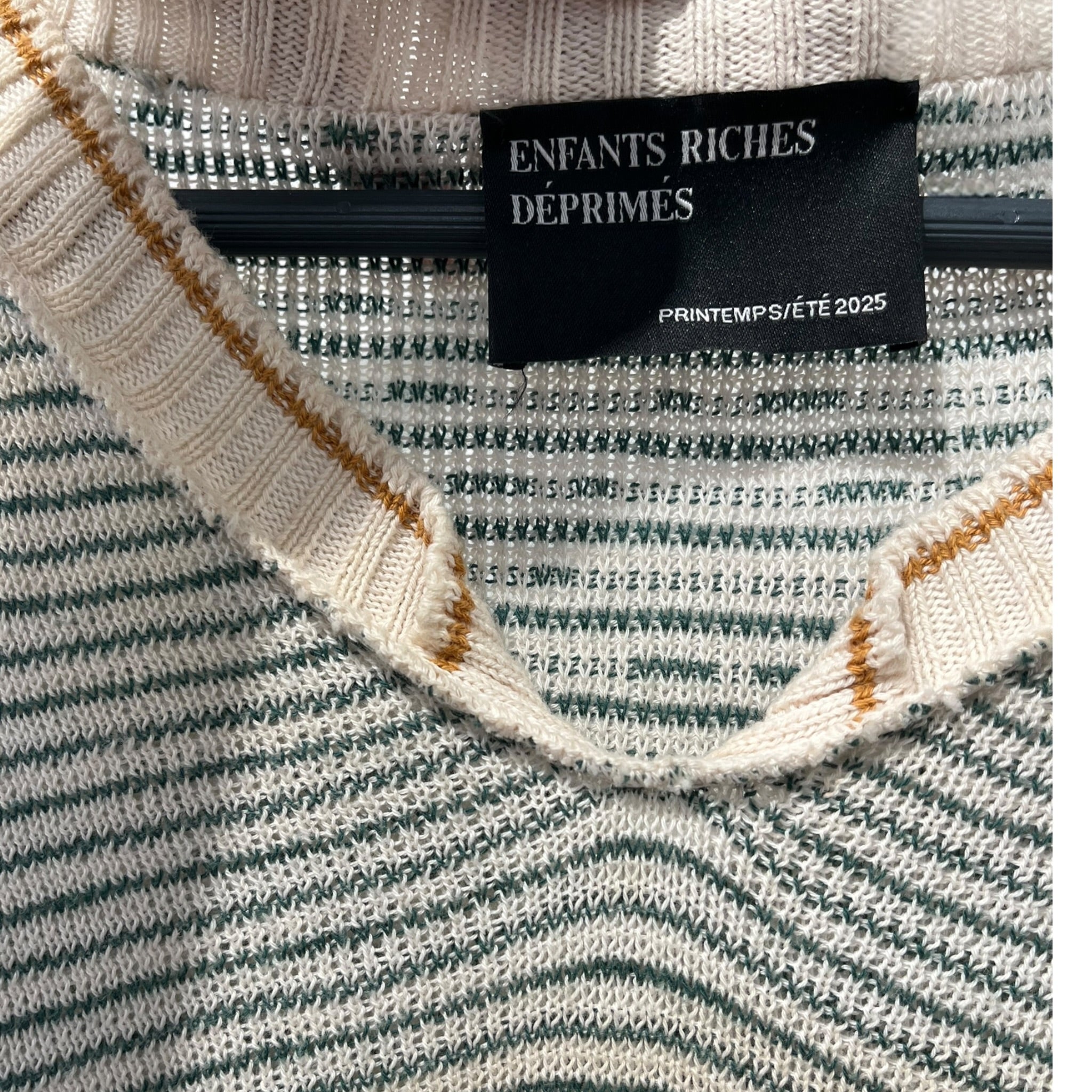 enfants riches deprimes/Cut & Sew/XXL/Stripe/Cotton/GRN/HERE COMES ALICE DISTRESSED view 3