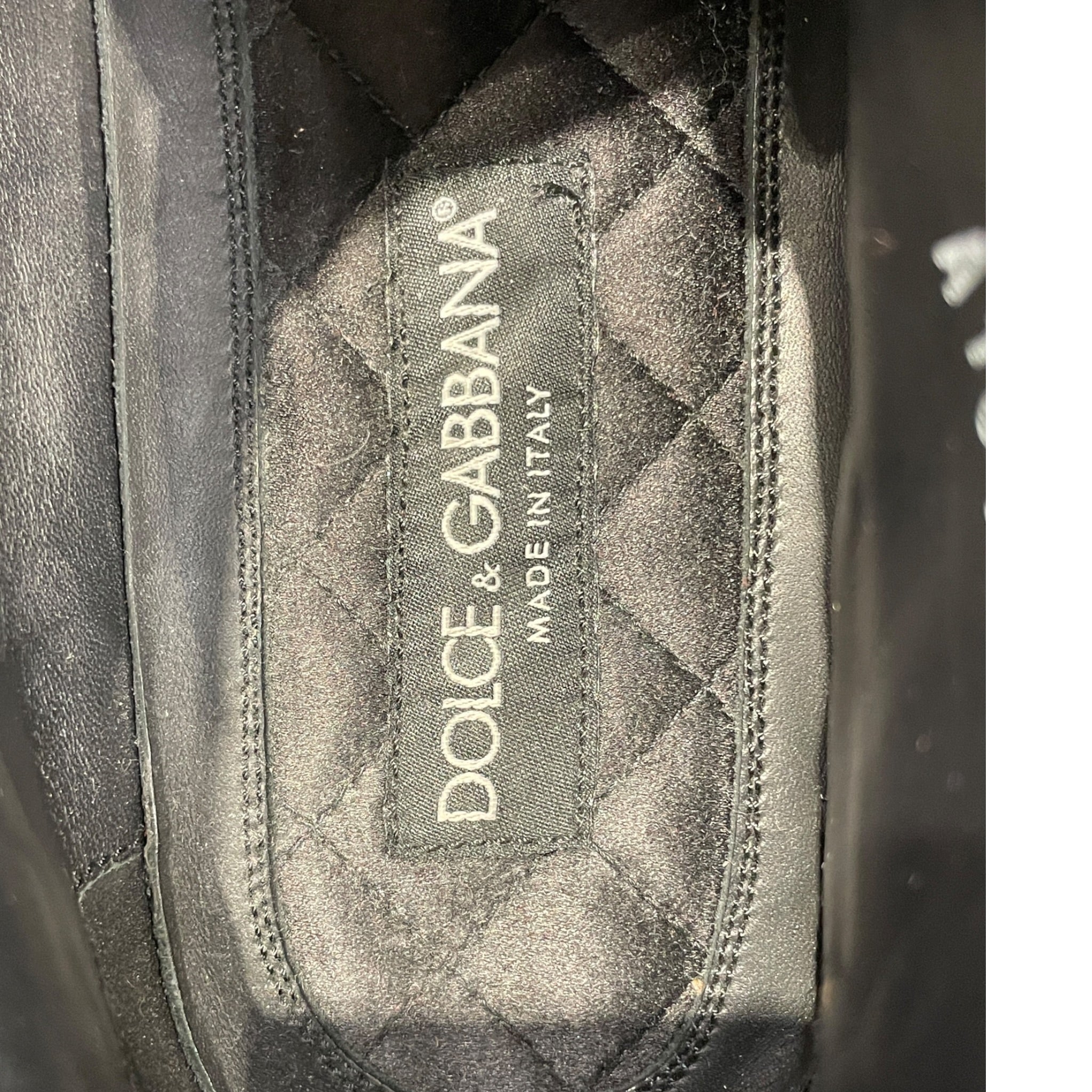 DOLCE&GABBANA/Dress Shoes/US 8/Suede/NVY/U-Tip/LOGO WRAP AROUND view 3